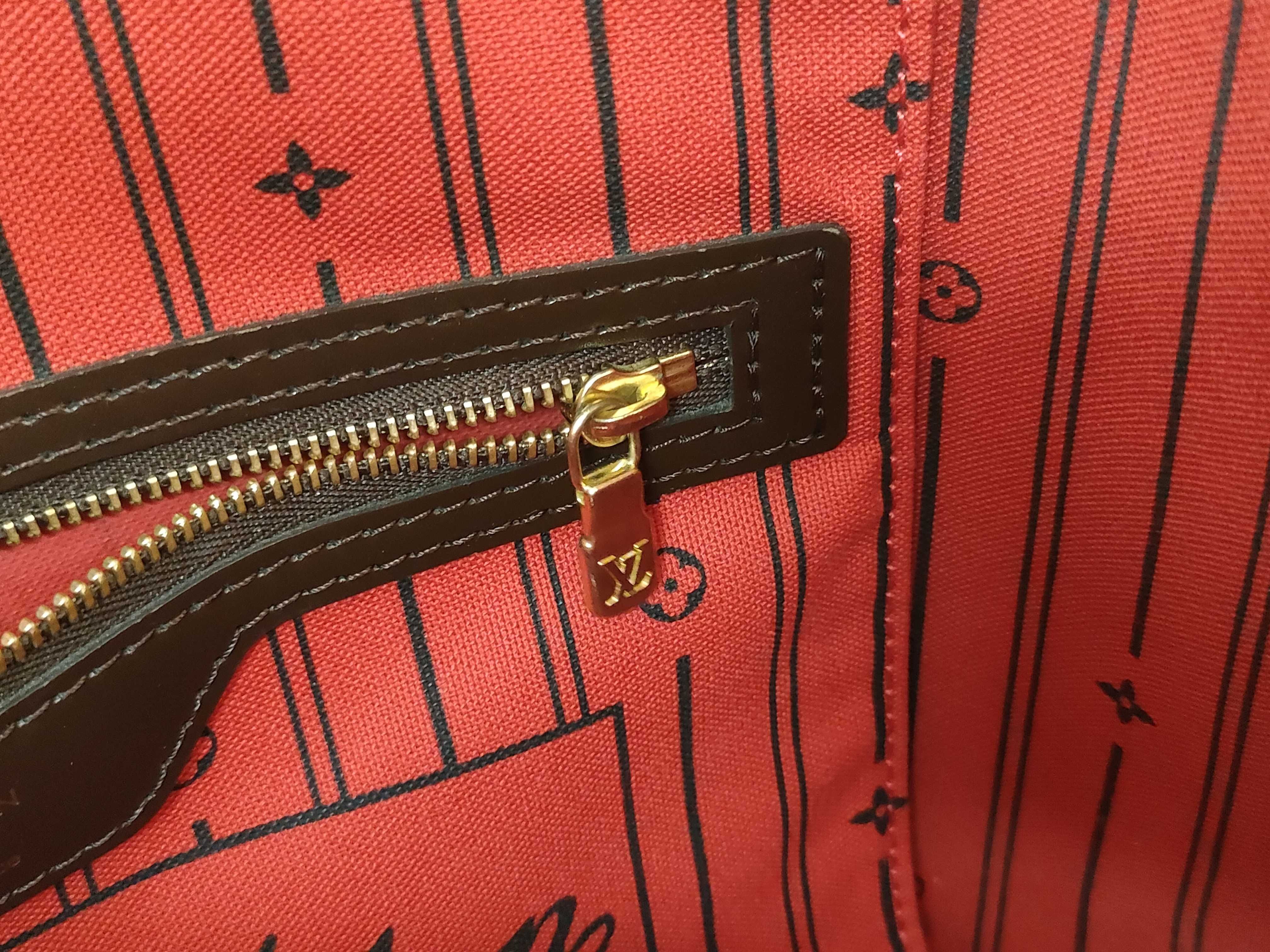 Damier LV Damier Neverfull Tote Bag — view 12