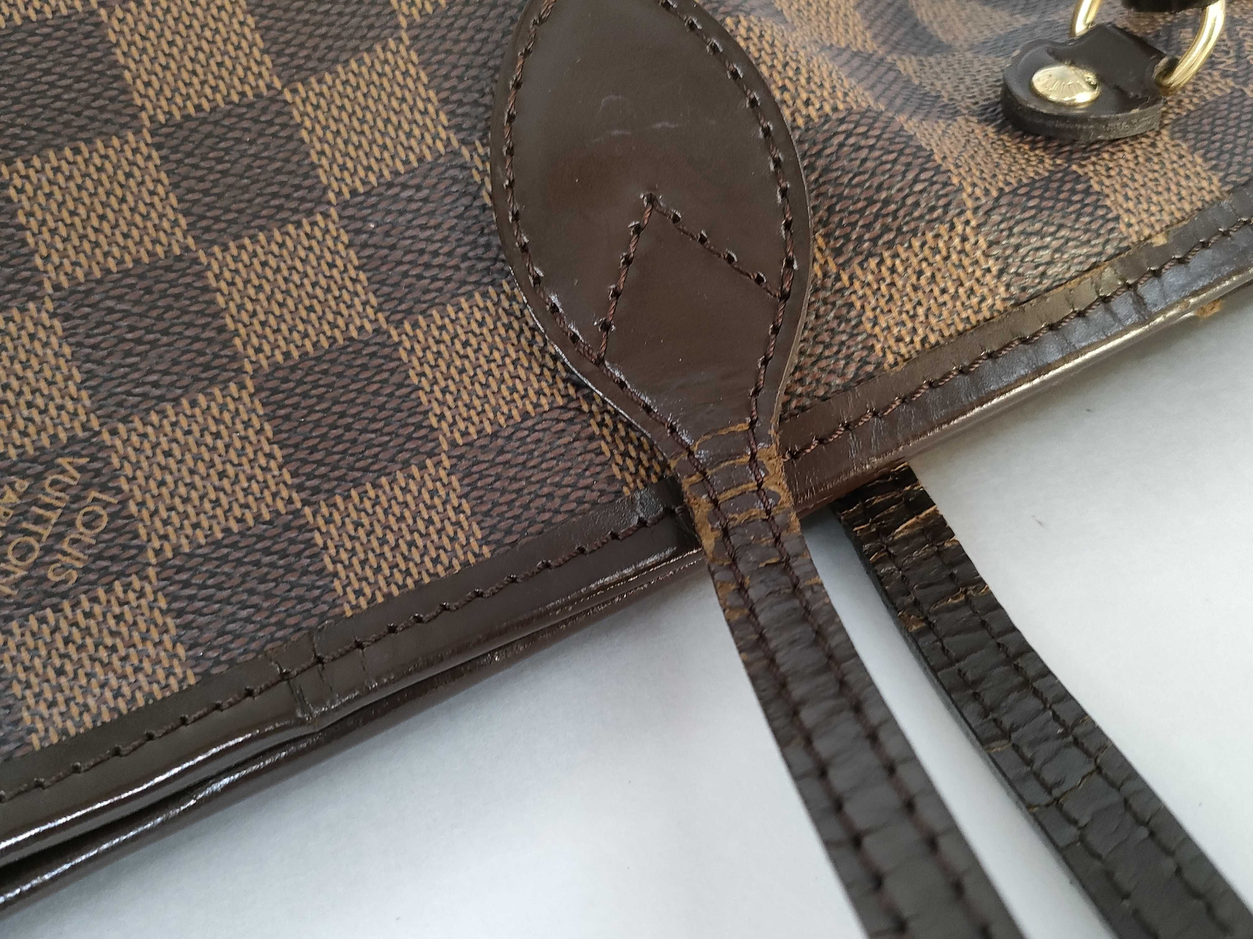 Damier LV Damier Neverfull Tote Bag — view 5