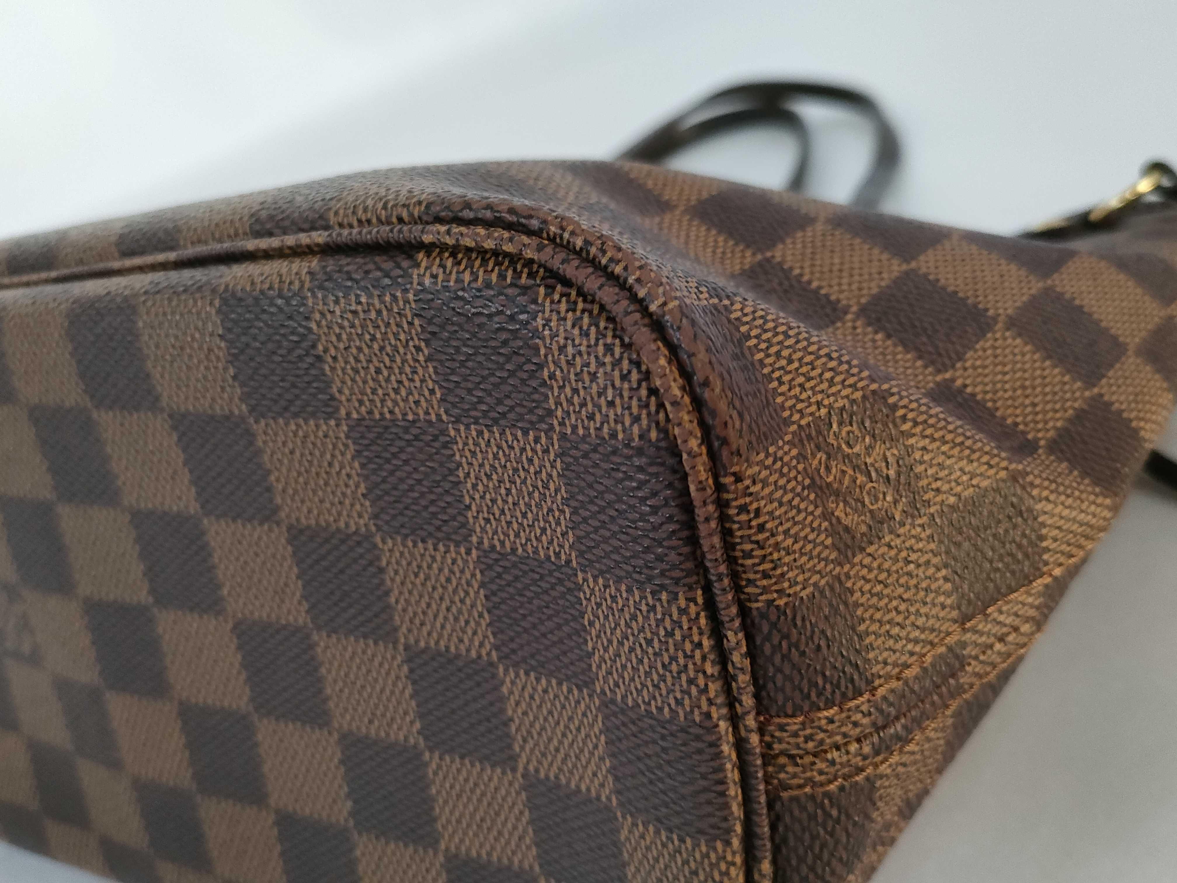 Damier LV Damier Neverfull Tote Bag — view 6