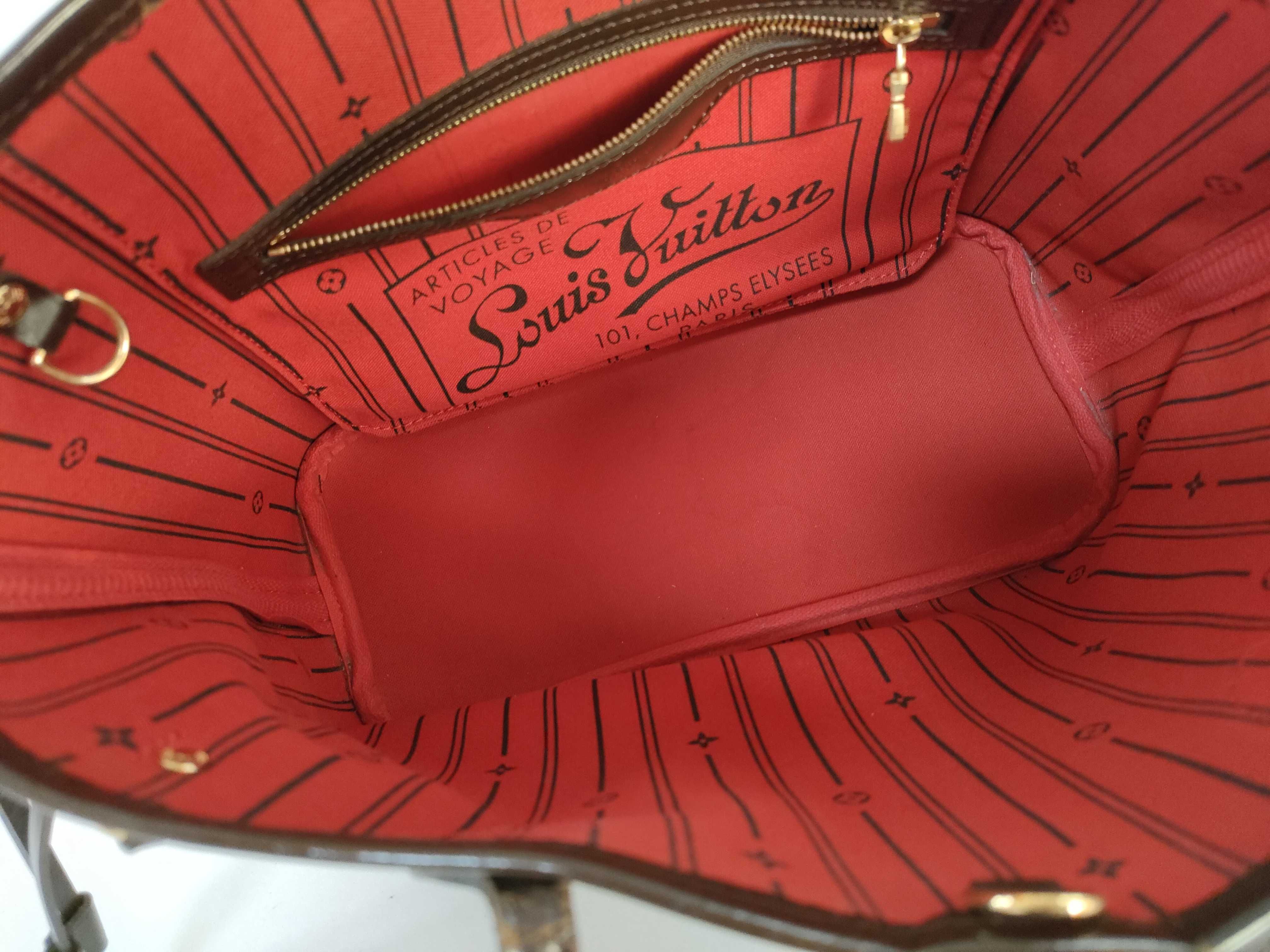 Damier LV Damier Neverfull Tote Bag — view 8
