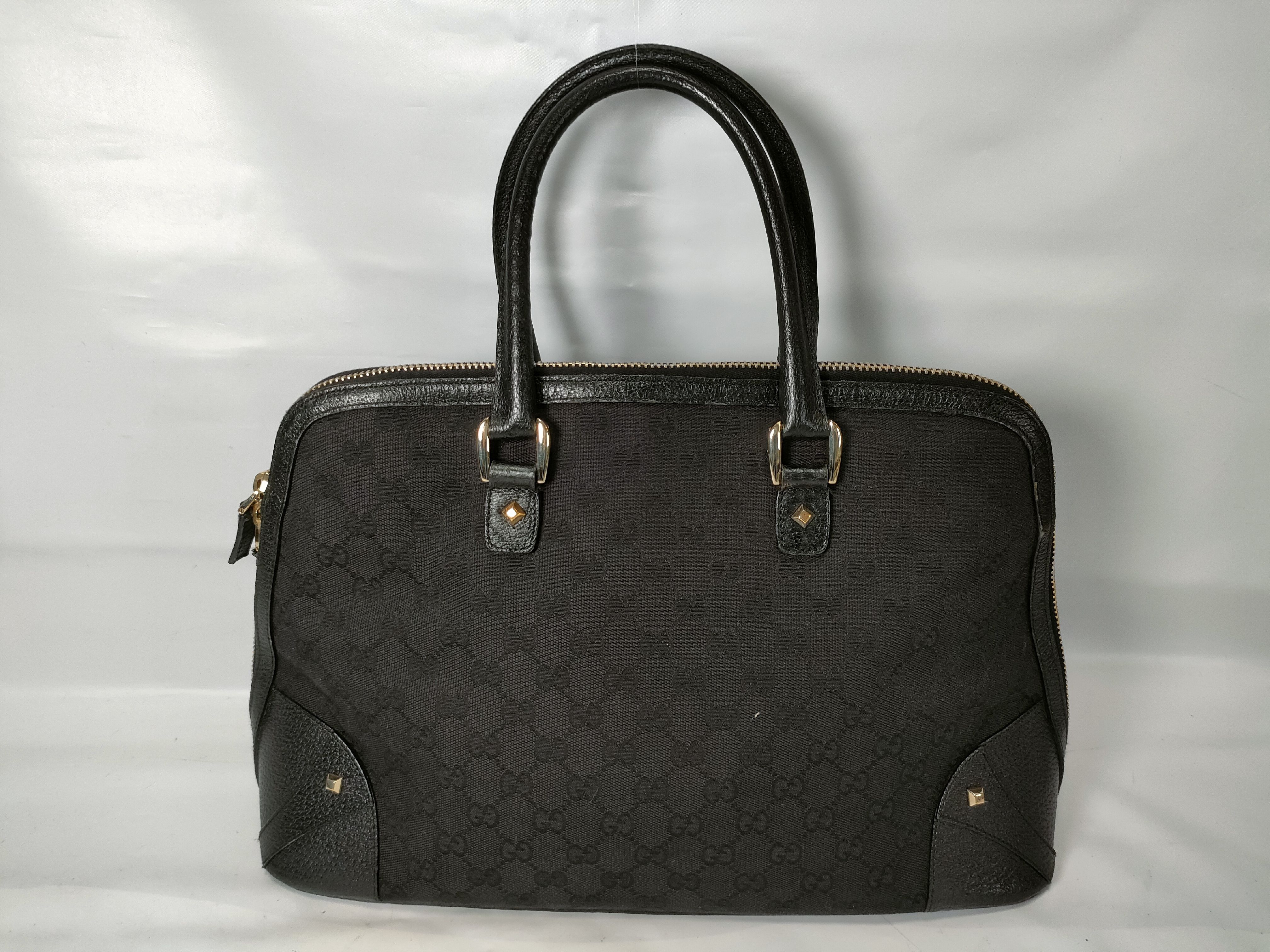 GG Canvas Handbag 131024 Black Handbag