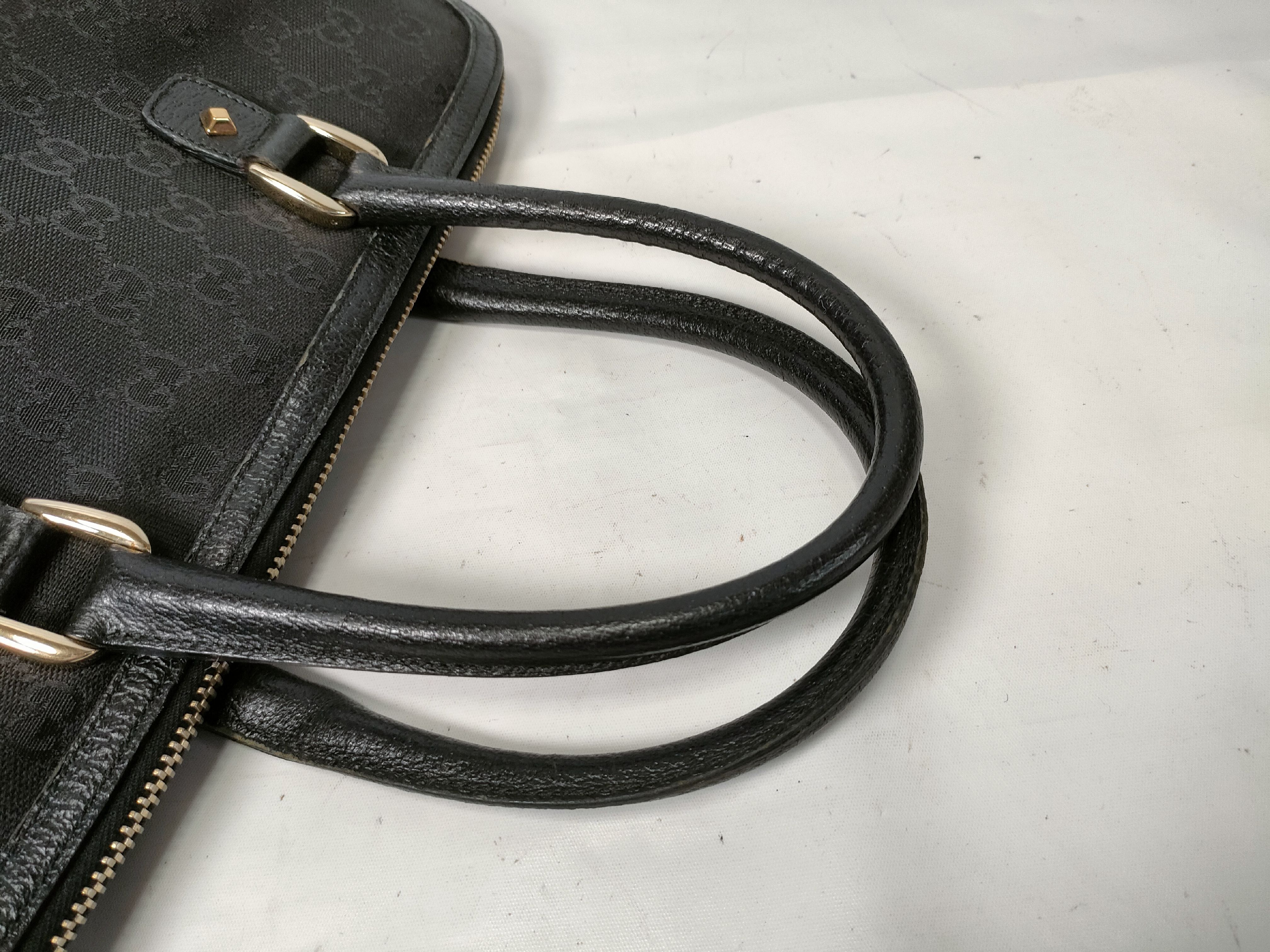 GG Canvas Handbag 131024 Black Handbag — view 3