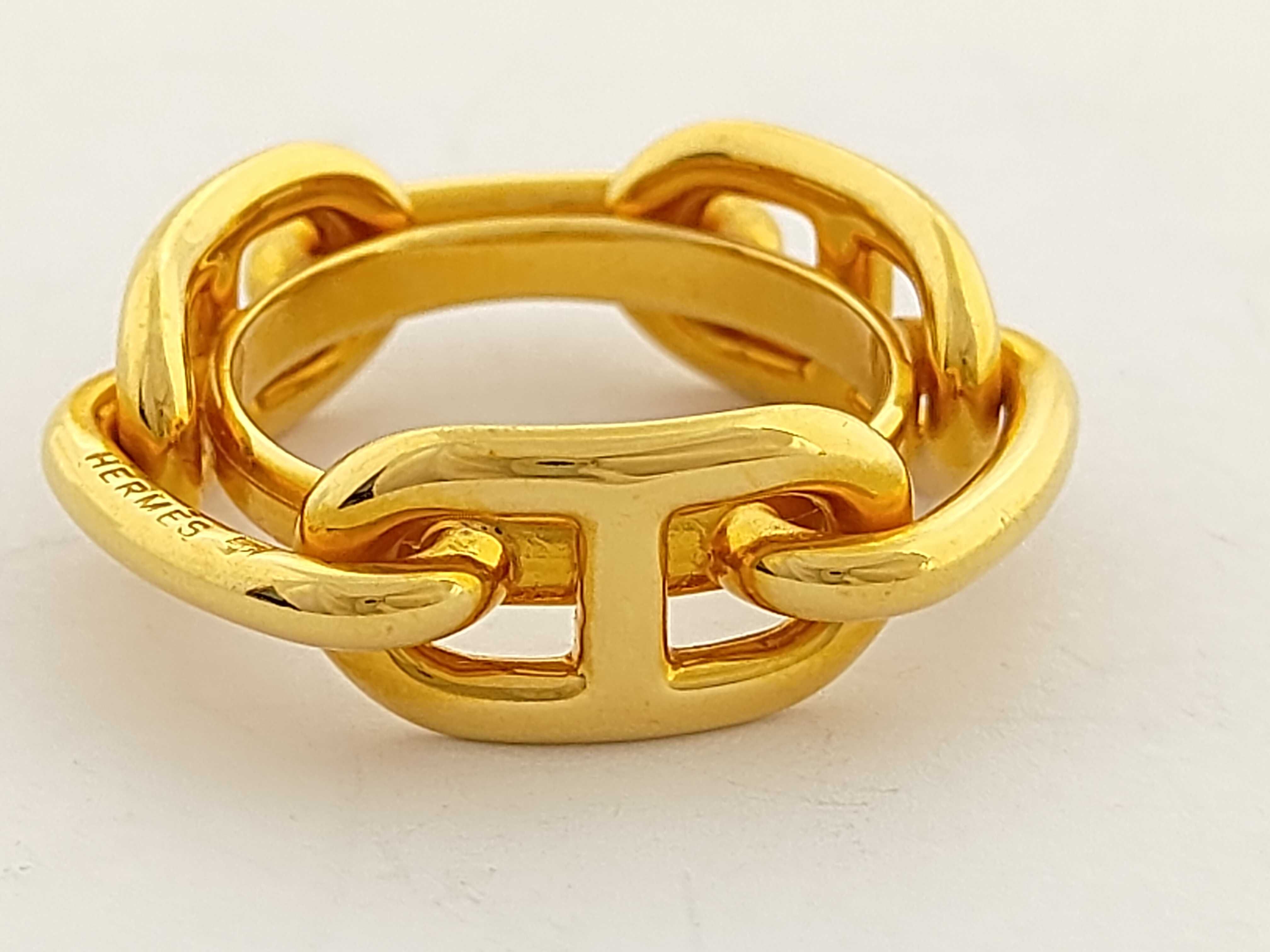 Chaine d'Ancre Gold Scarf Ring and other accessories — view 4