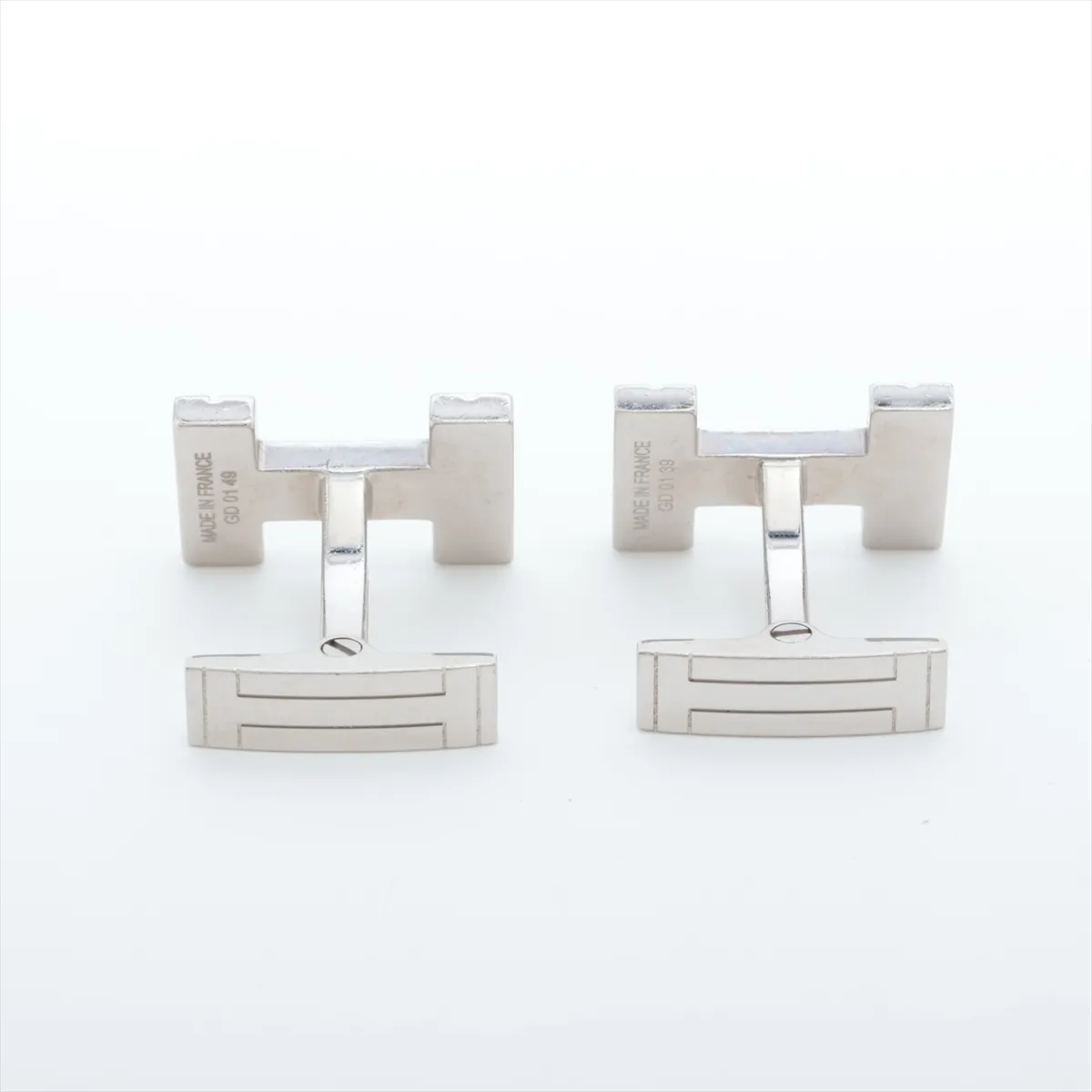 H O-Kare Cufflinks Metal Silver — view 2