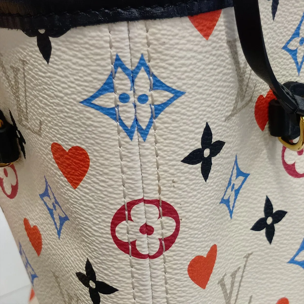 GameOn Neverfull MM M57462 CA3280 White x Black — view 14