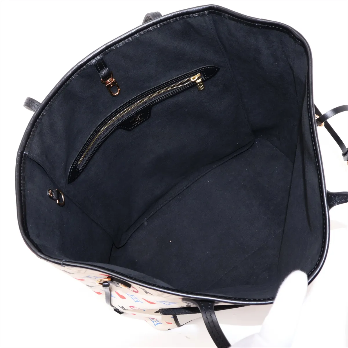 GameOn Neverfull MM M57462 CA3280 White x Black — view 7
