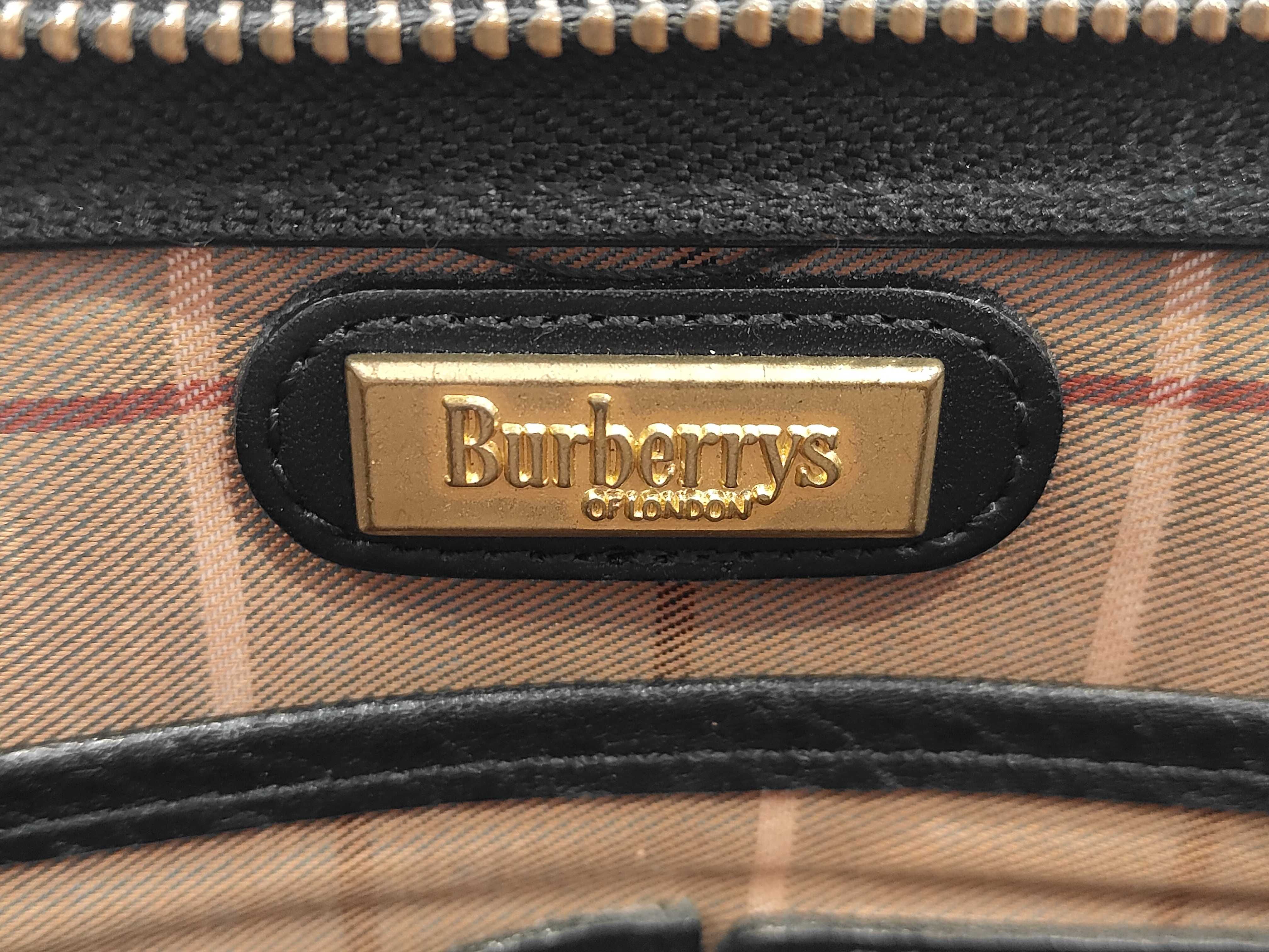 Second Bag Pouch Black Leather Nova Check Second Bag — view 12