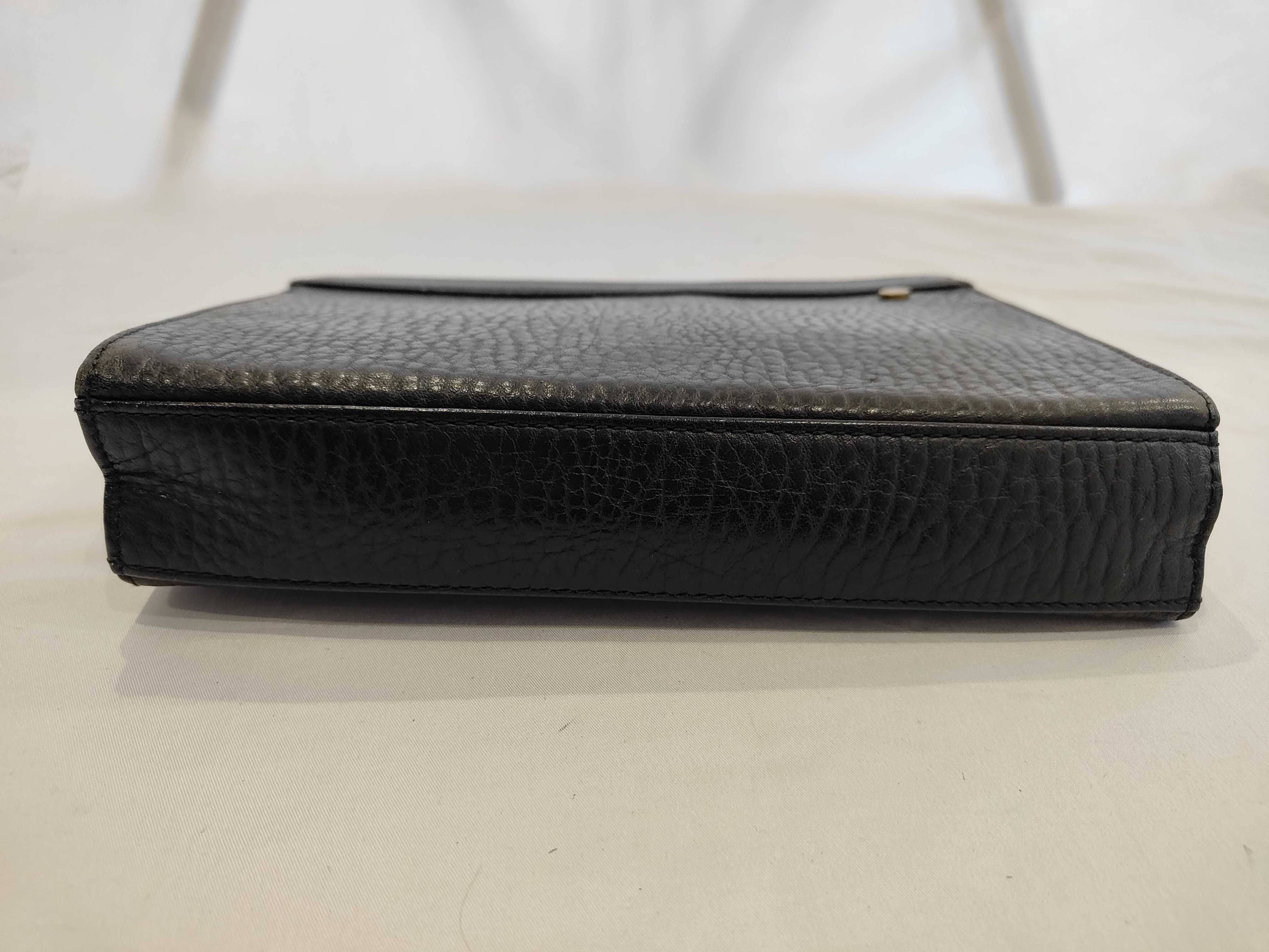 Second Bag Pouch Black Leather Nova Check Second Bag — view 3