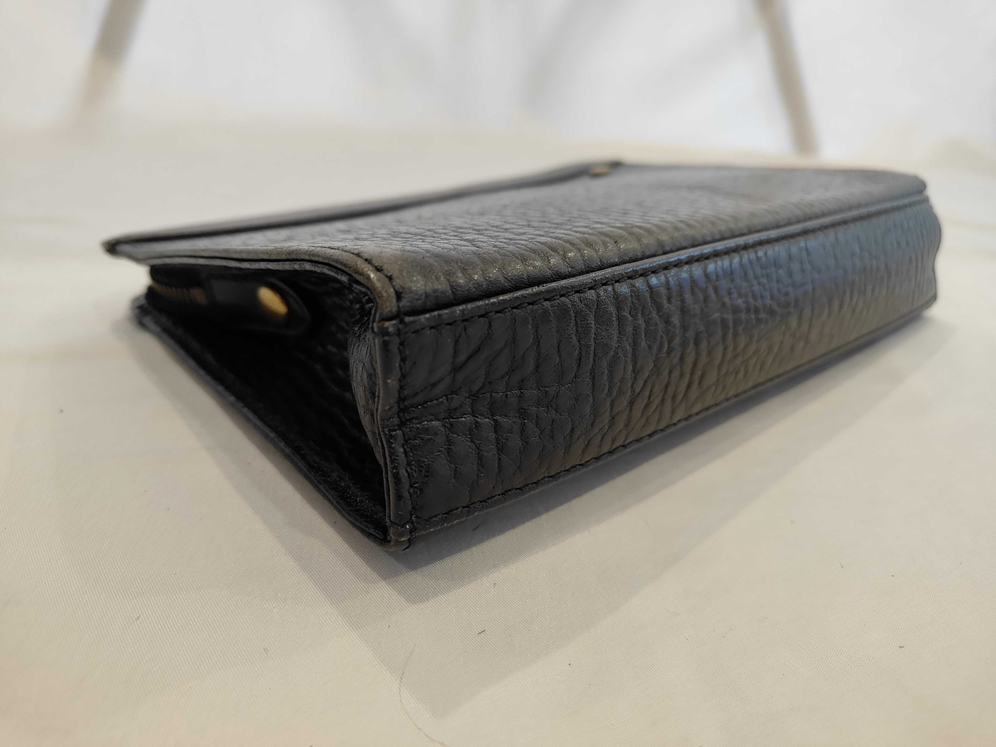 Second Bag Pouch Black Leather Nova Check Second Bag — view 4