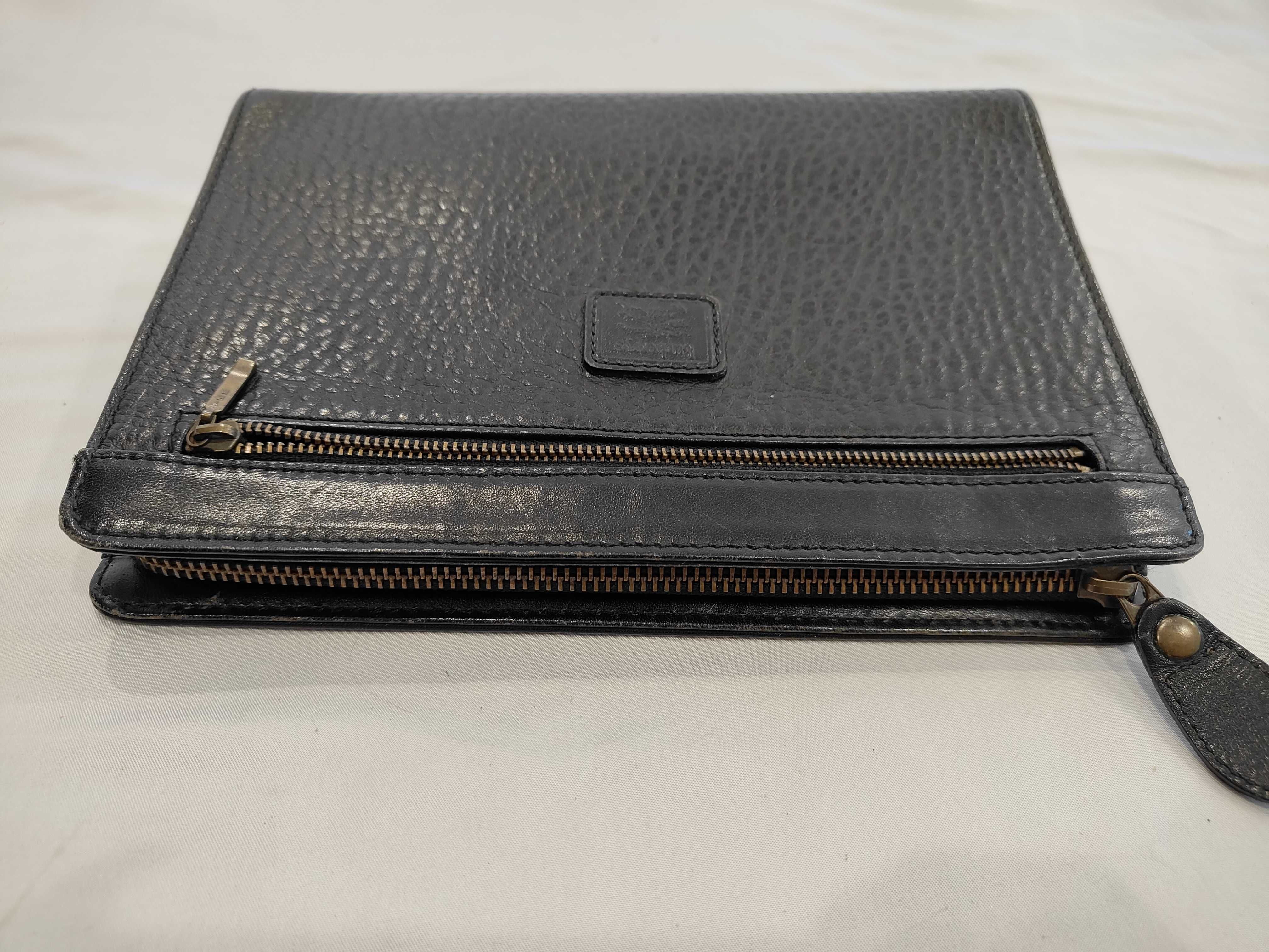 Second Bag Pouch Black Leather Nova Check Second Bag — view 8