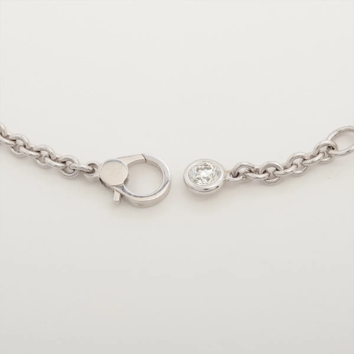 Filled d'Or Diamond Bracelet 750(WG) 8.2g 0.96 ST 16AI085083 Curette Small Bracket with Envelope Text — view 4
