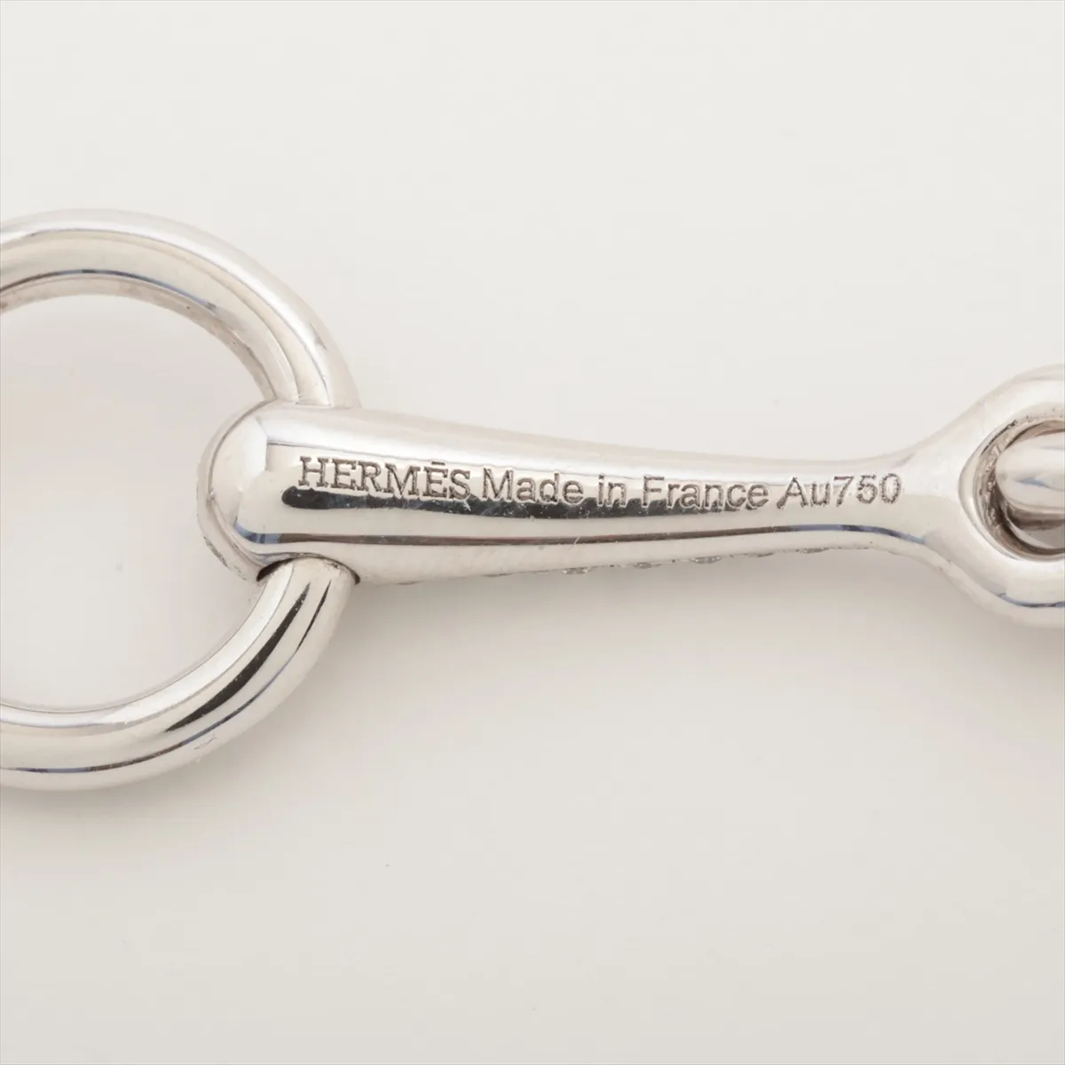 Filled d'Or Diamond Bracelet 750(WG) 8.2g 0.96 ST 16AI085083 Curette Small Bracket with Envelope Text — view 5