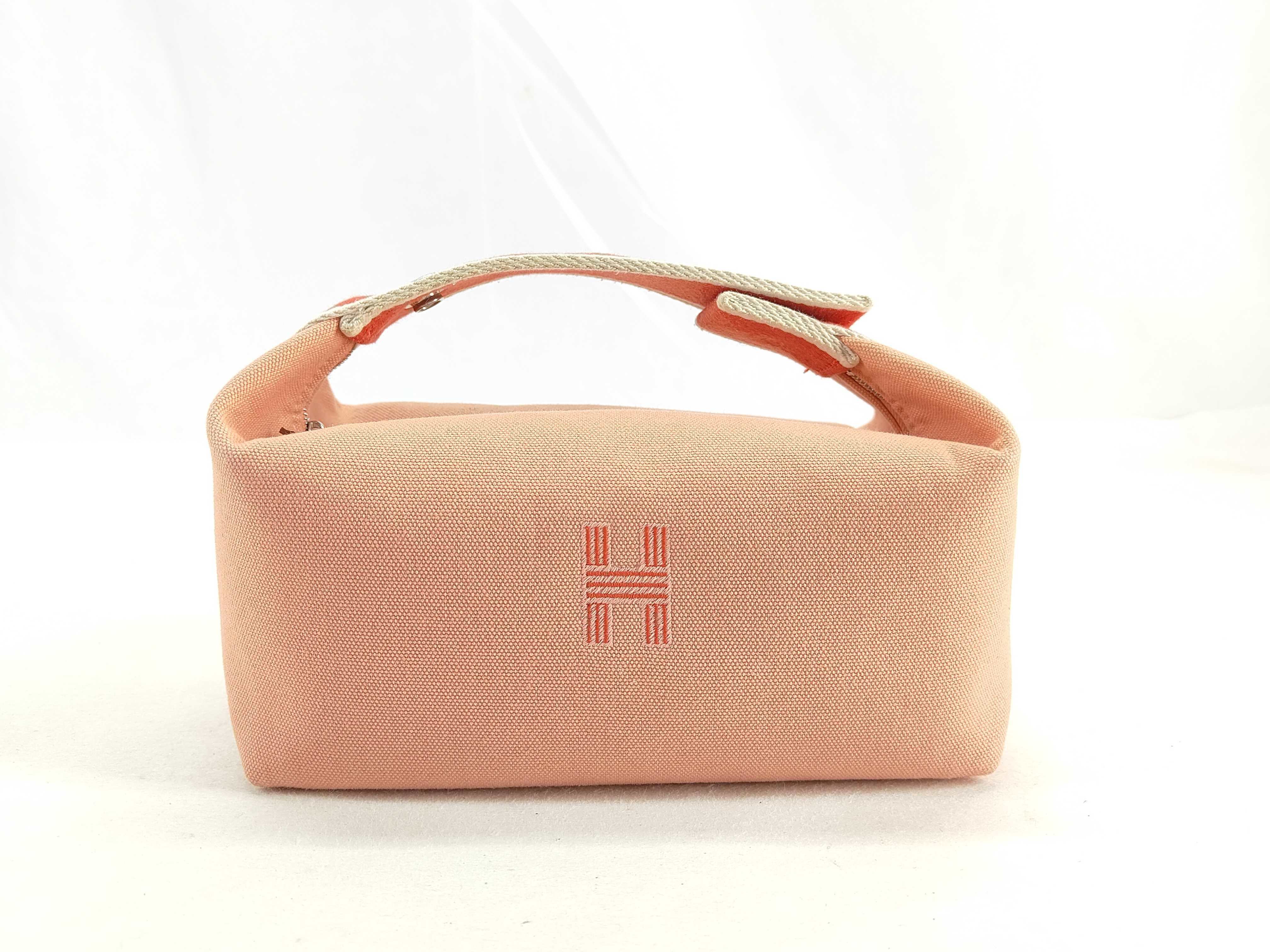 Bride à Black PM Canvas Red Silver Hardware Pouch