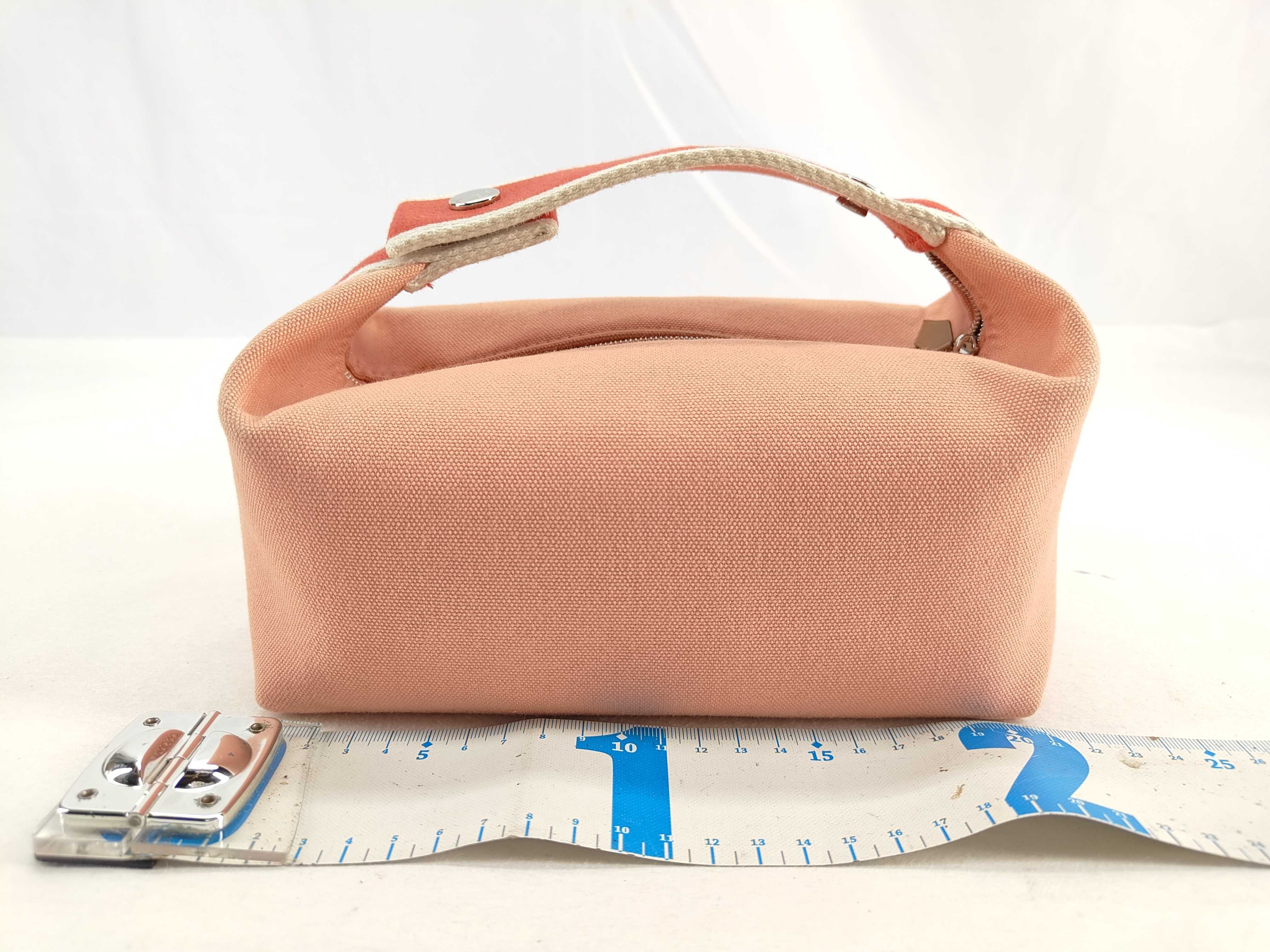 Bride à Black PM Canvas Red Silver Hardware Pouch — view 2