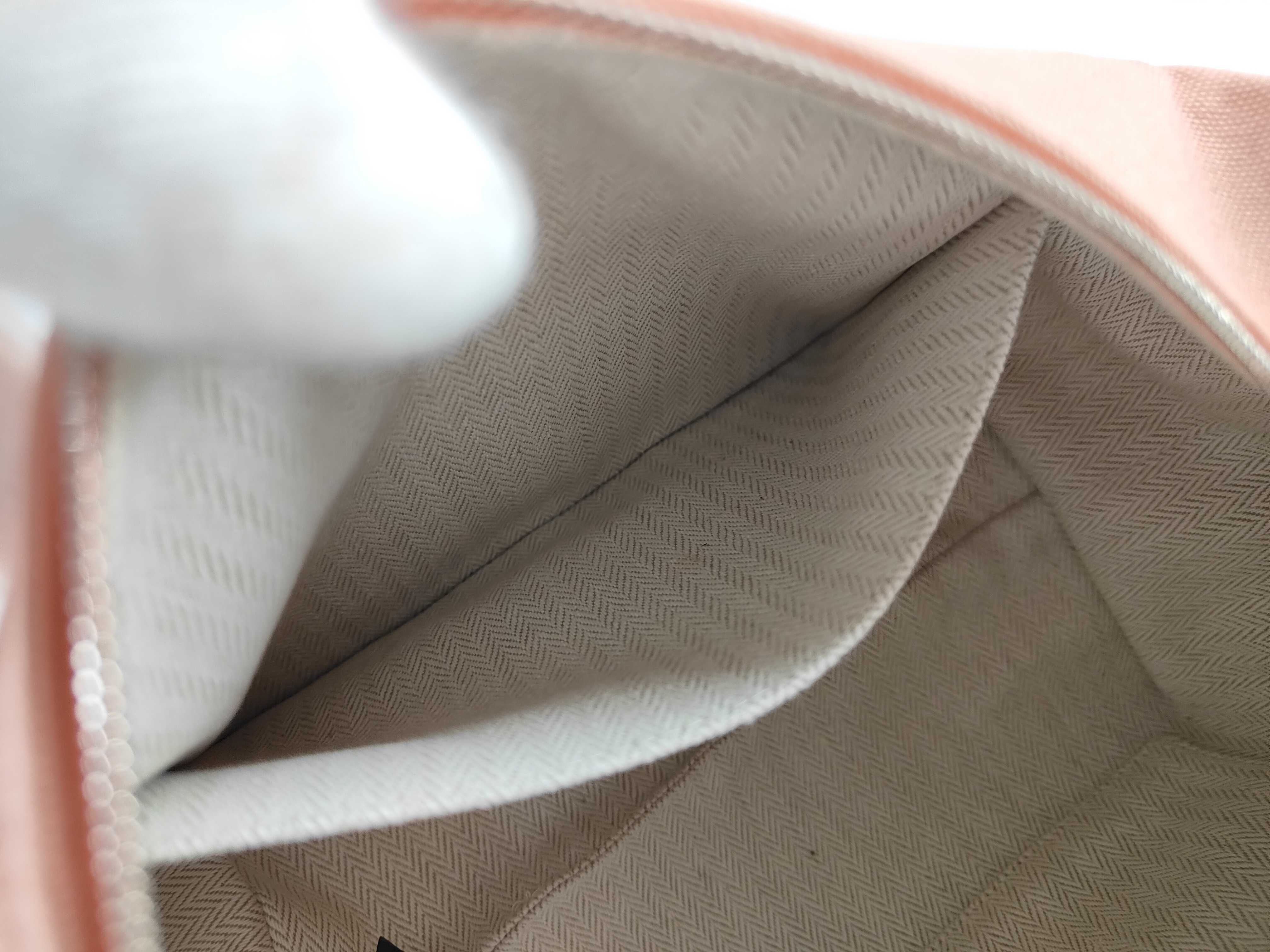Bride à Black PM Canvas Red Silver Hardware Pouch — view 12