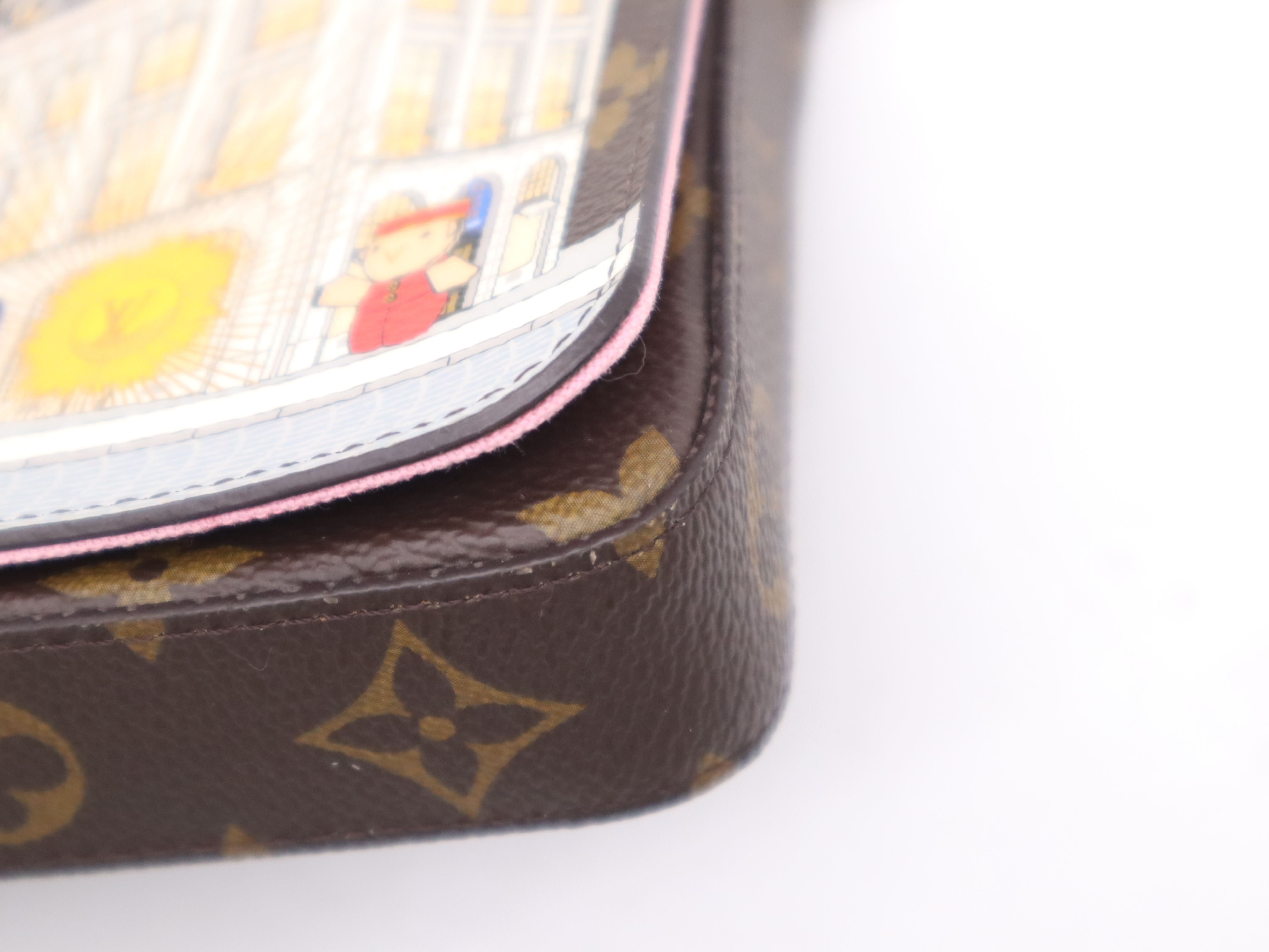 M81545 Monogram Vivienne Pochette Felicie Shoulder Bag with Chain Strap, 2 Pouches, and Dust Bag — view 9