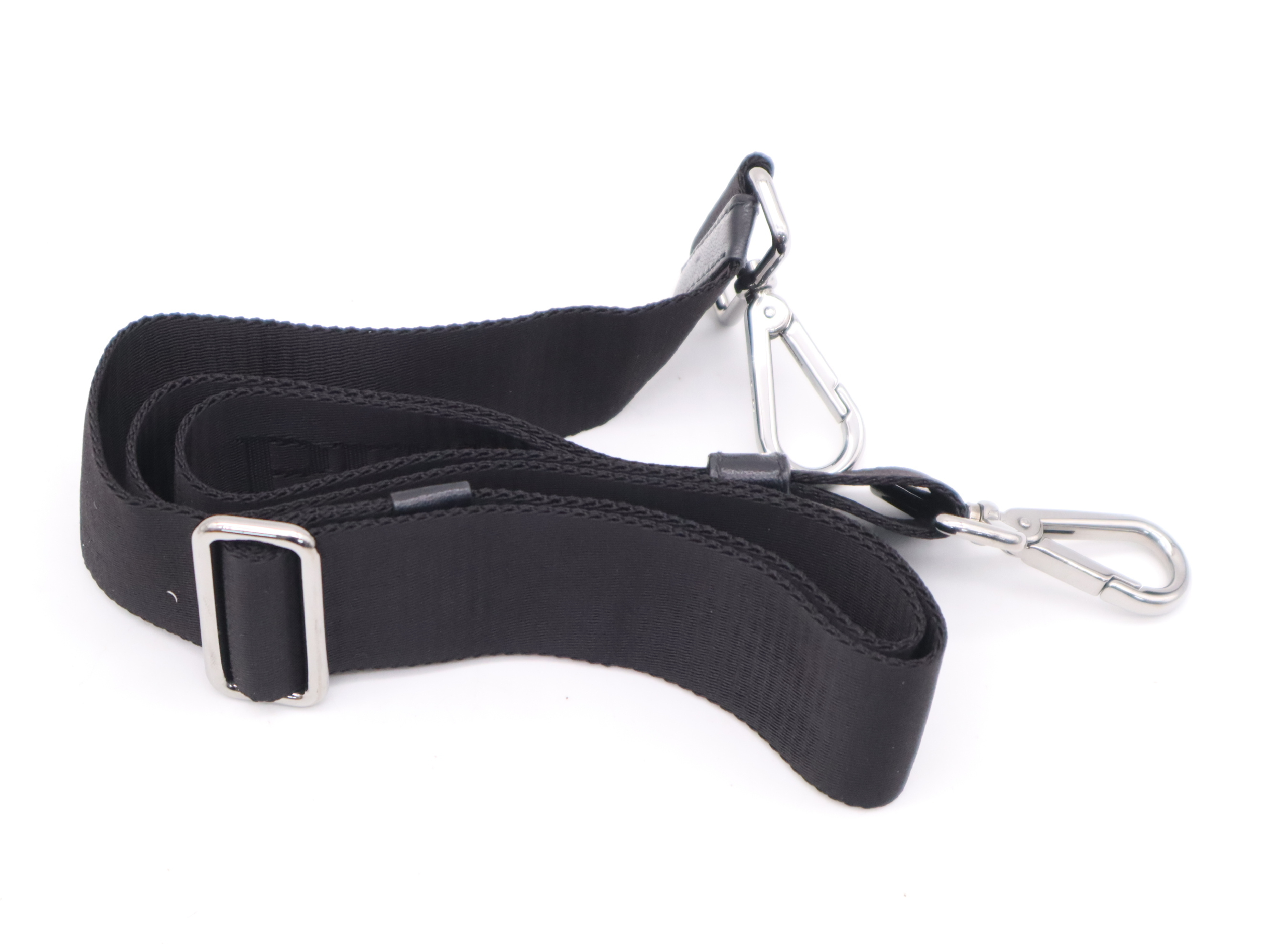 Nylon 2-Way Handbag with Shoulder Strap and Clochette — view 15