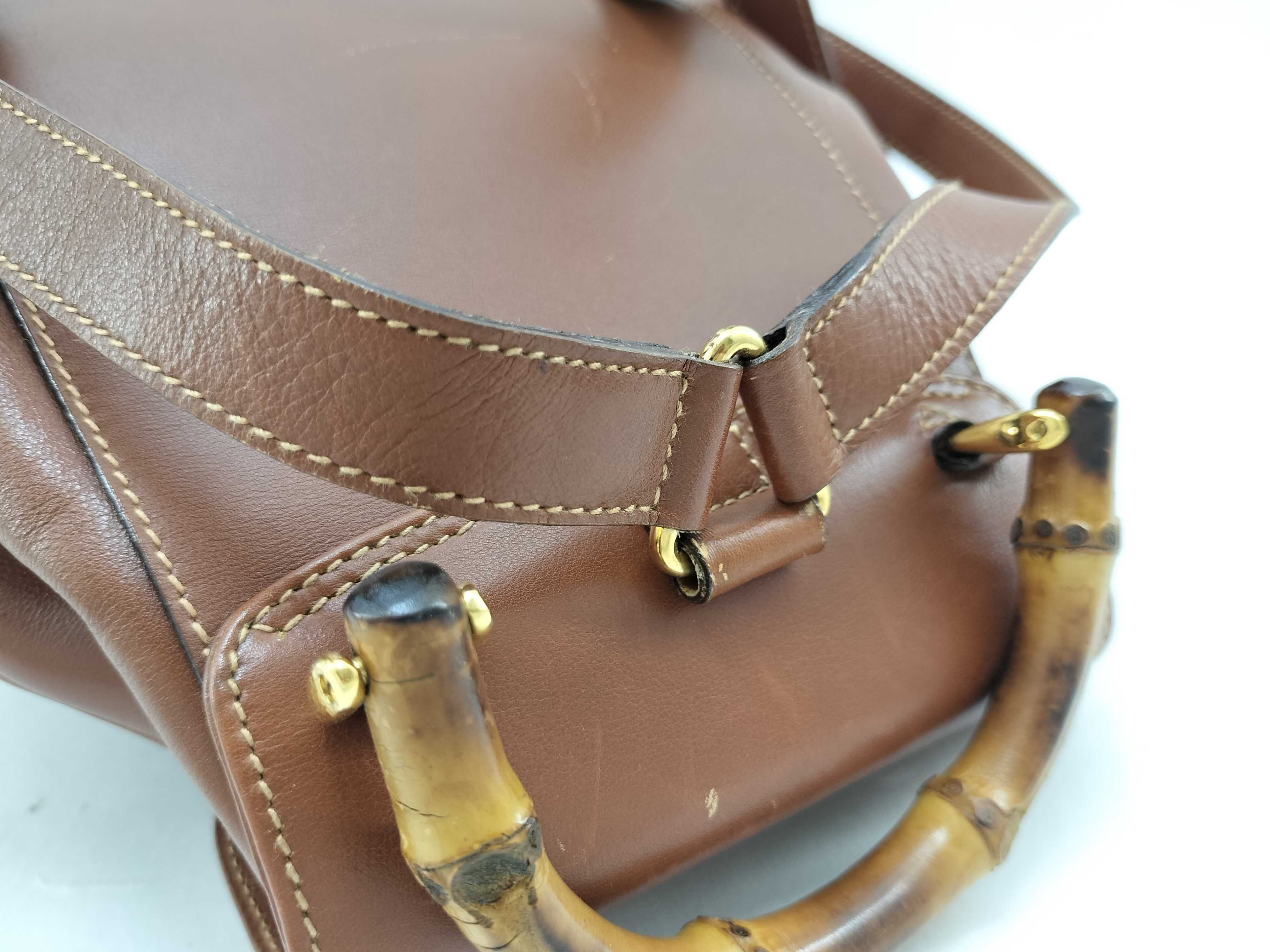 Bamboo Vintage Gucci Bamboo Mini Backpack — view 3
