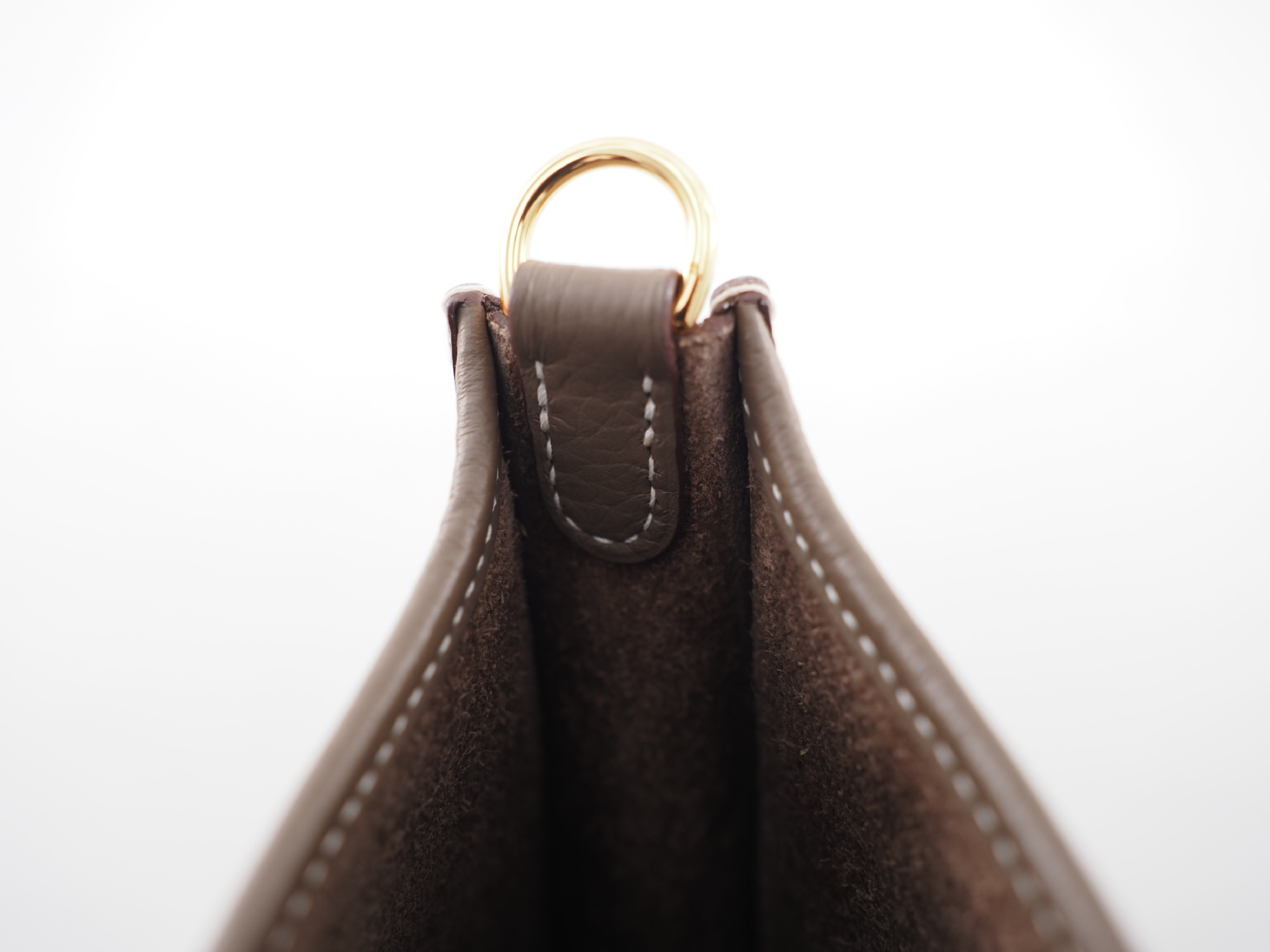Evelyne TPM 2024 Shoulder Bag in Etoupe with Gold Hardware — view 7