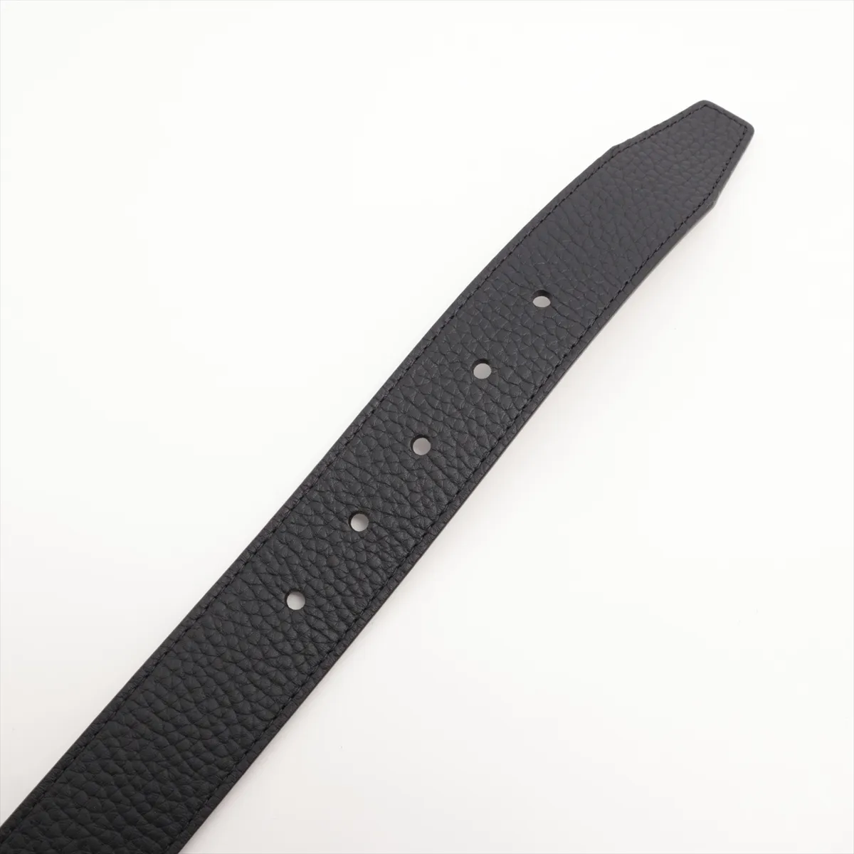 M8202 Belt Pont Neuf 35MM JJ0286 Belt 100 Metal x Leather Black — view 3