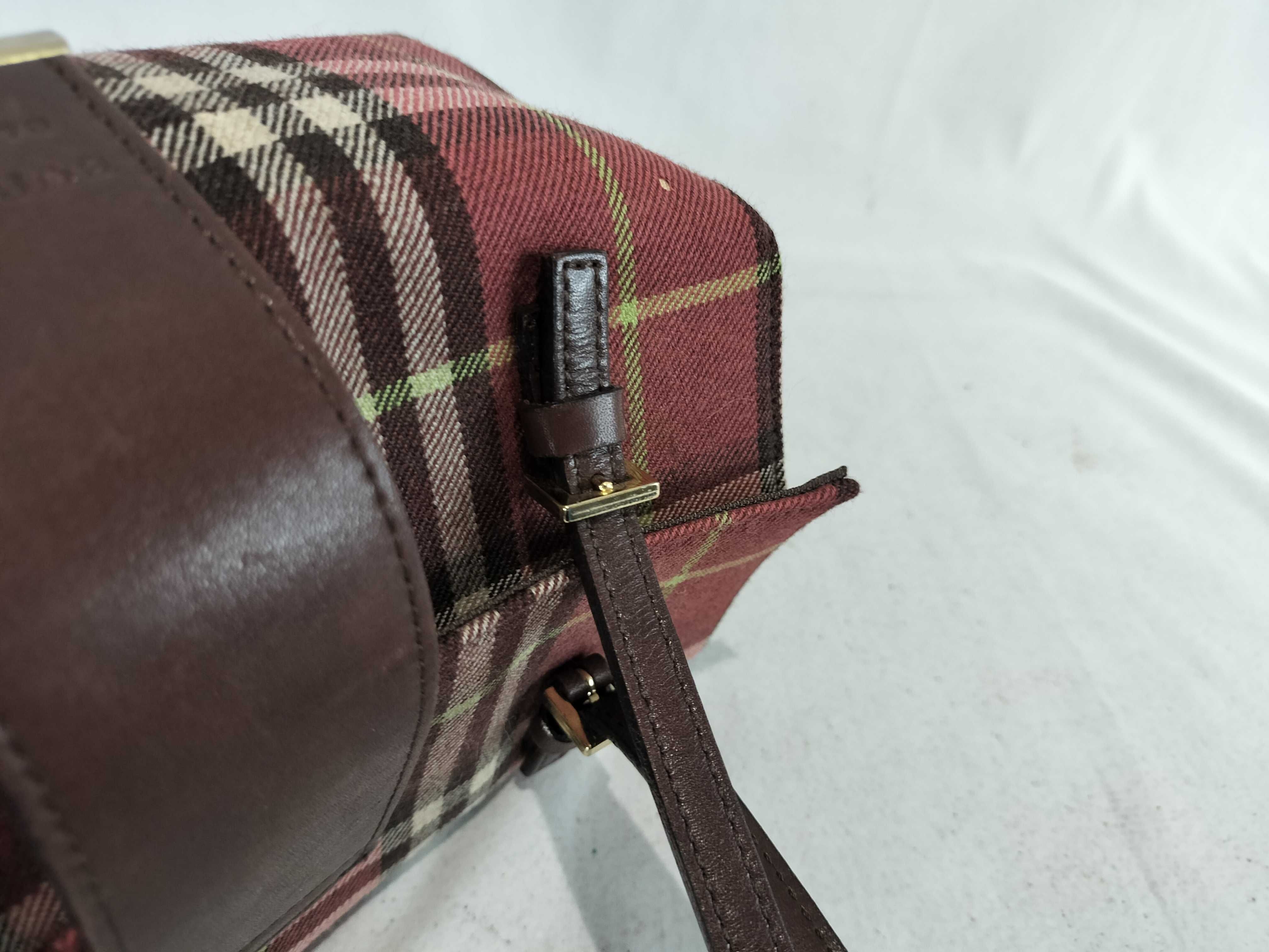 Mini Boston Bag, Checkered Pattern Handbag — view 6