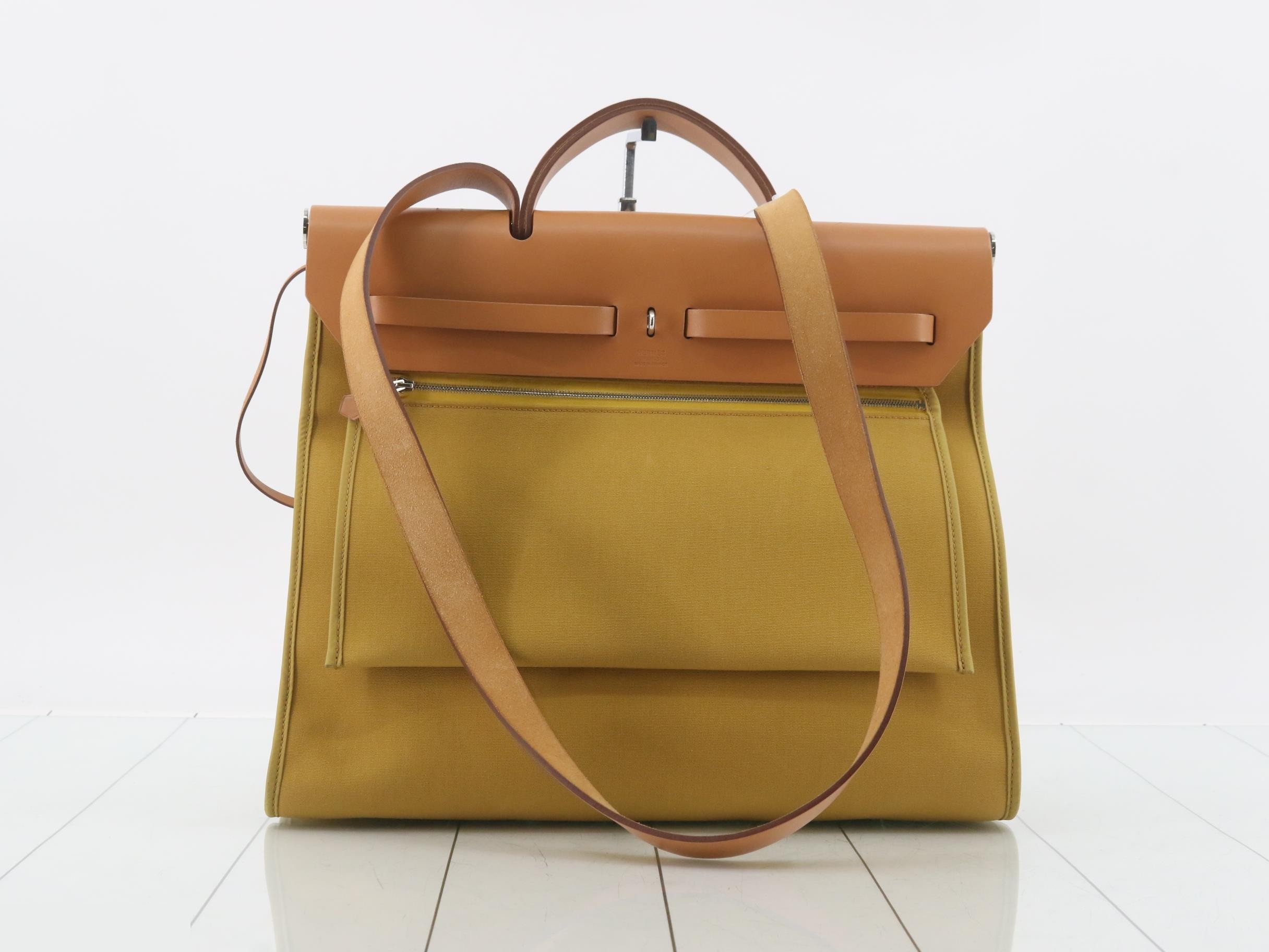 Herbag Zip Toile Leather Yellow — view 2