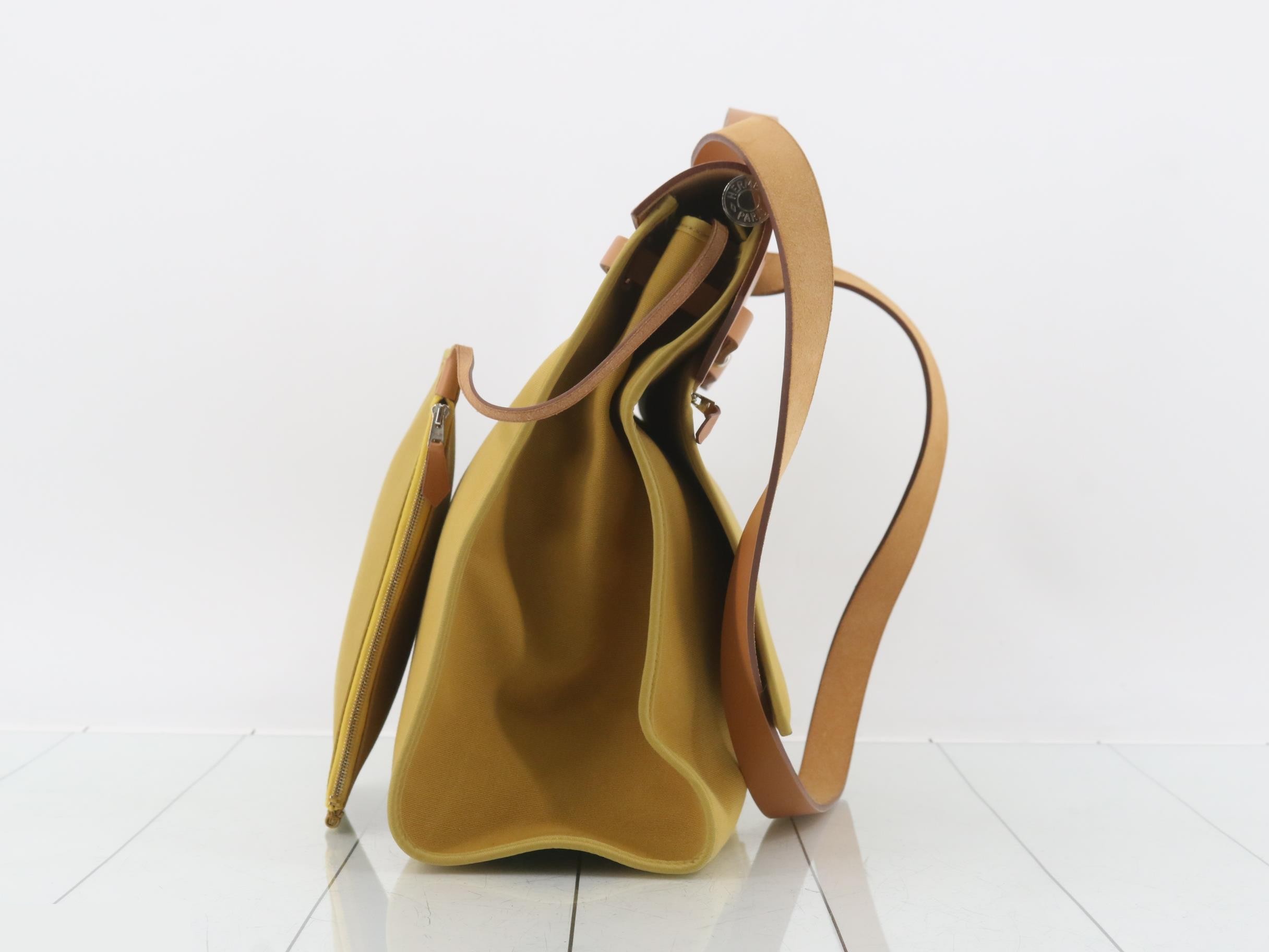 Herbag Zip Toile Leather Yellow — view 3