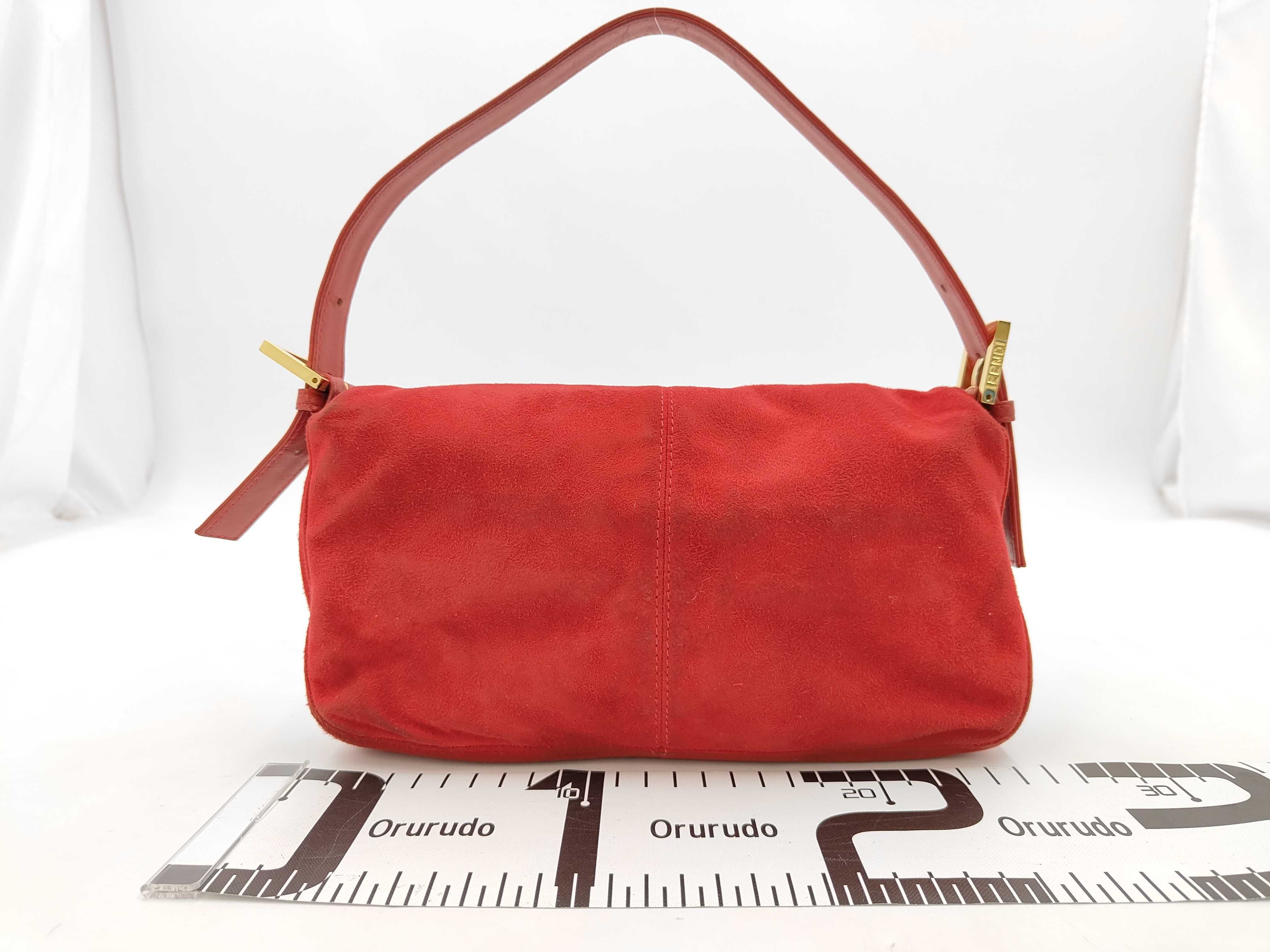 Bucket Suede Red Handbag — view 2