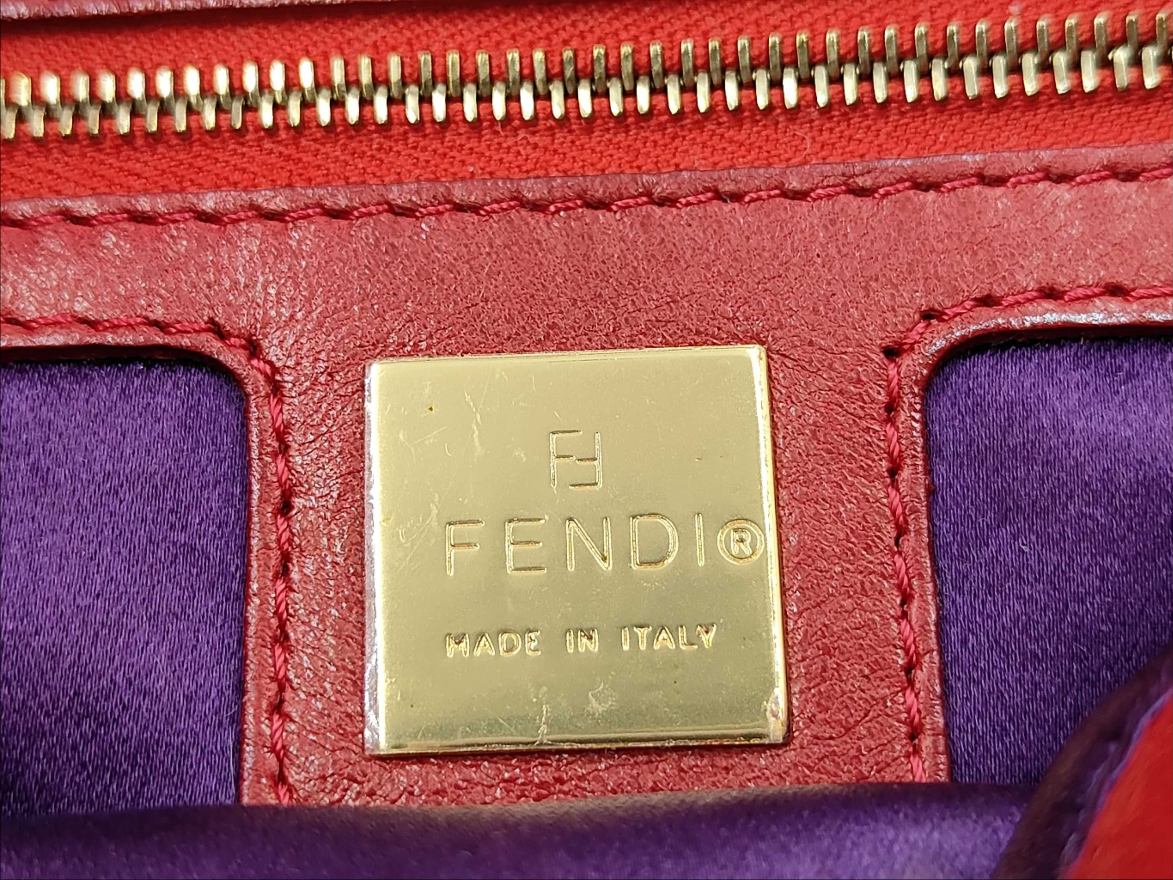 Bucket Suede Red Handbag — view 12
