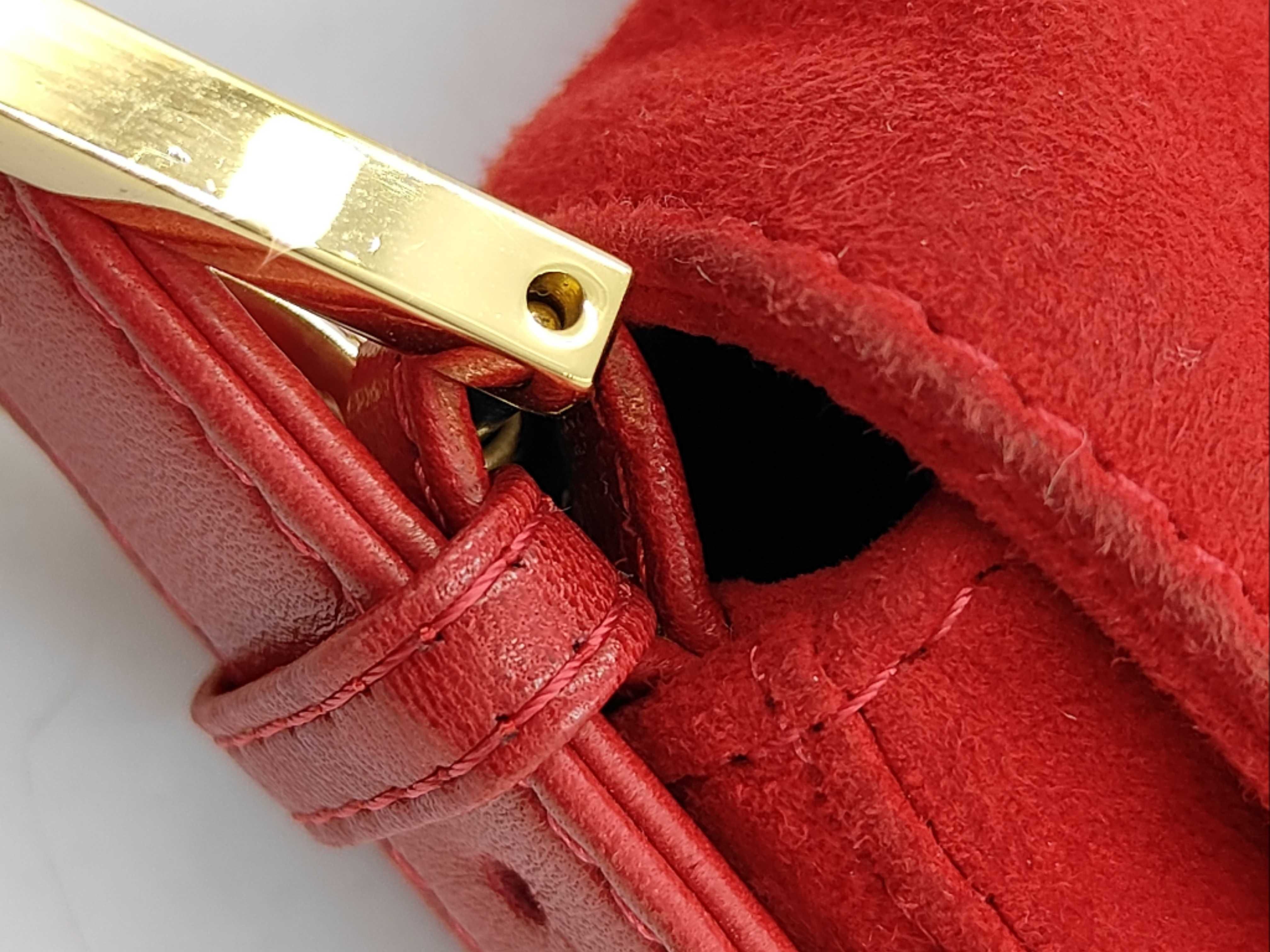Bucket Suede Red Handbag — view 5