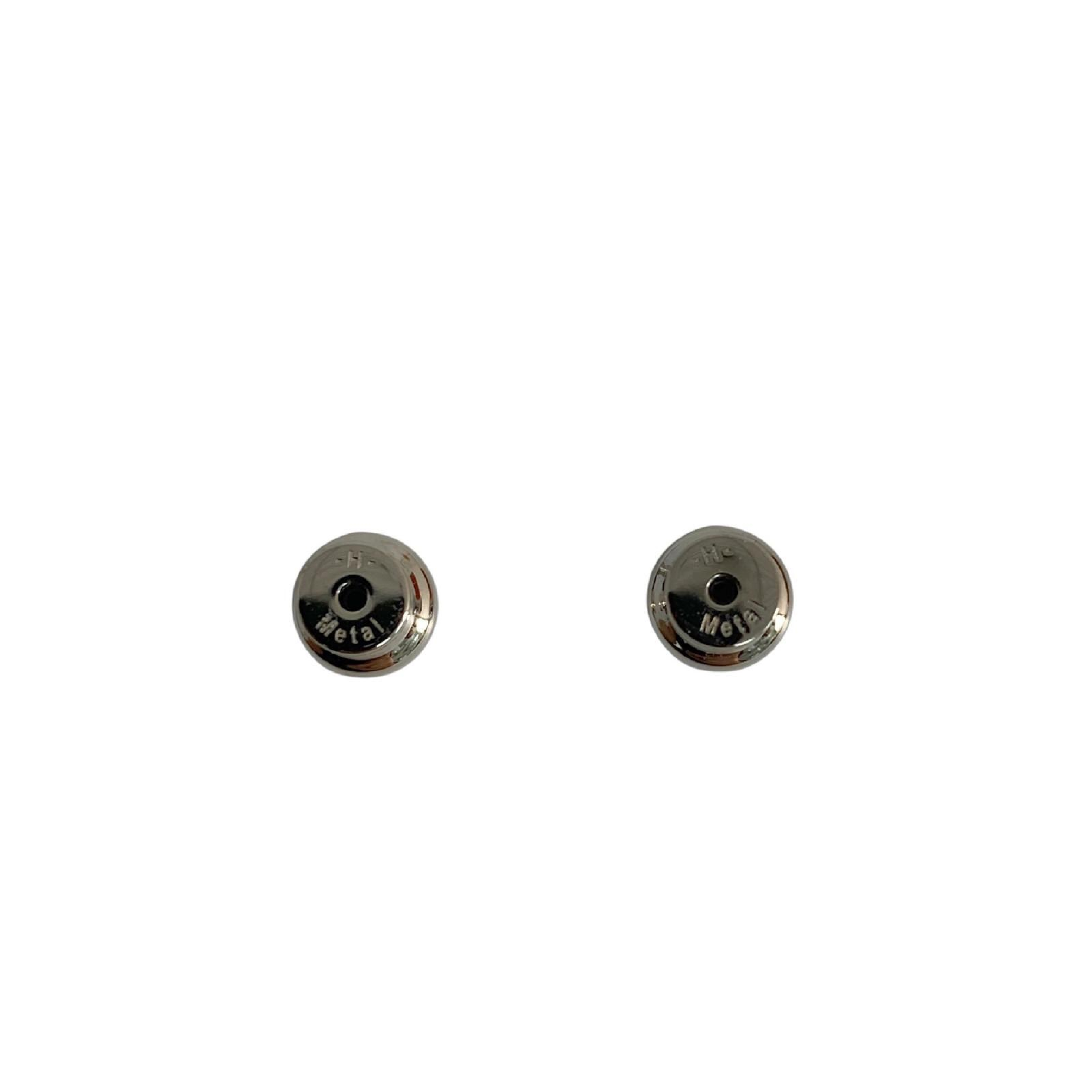【*Shipped from: Hong Kong*】HERMES ( ) Green Pink Resin H Equipe Earrings — view 11