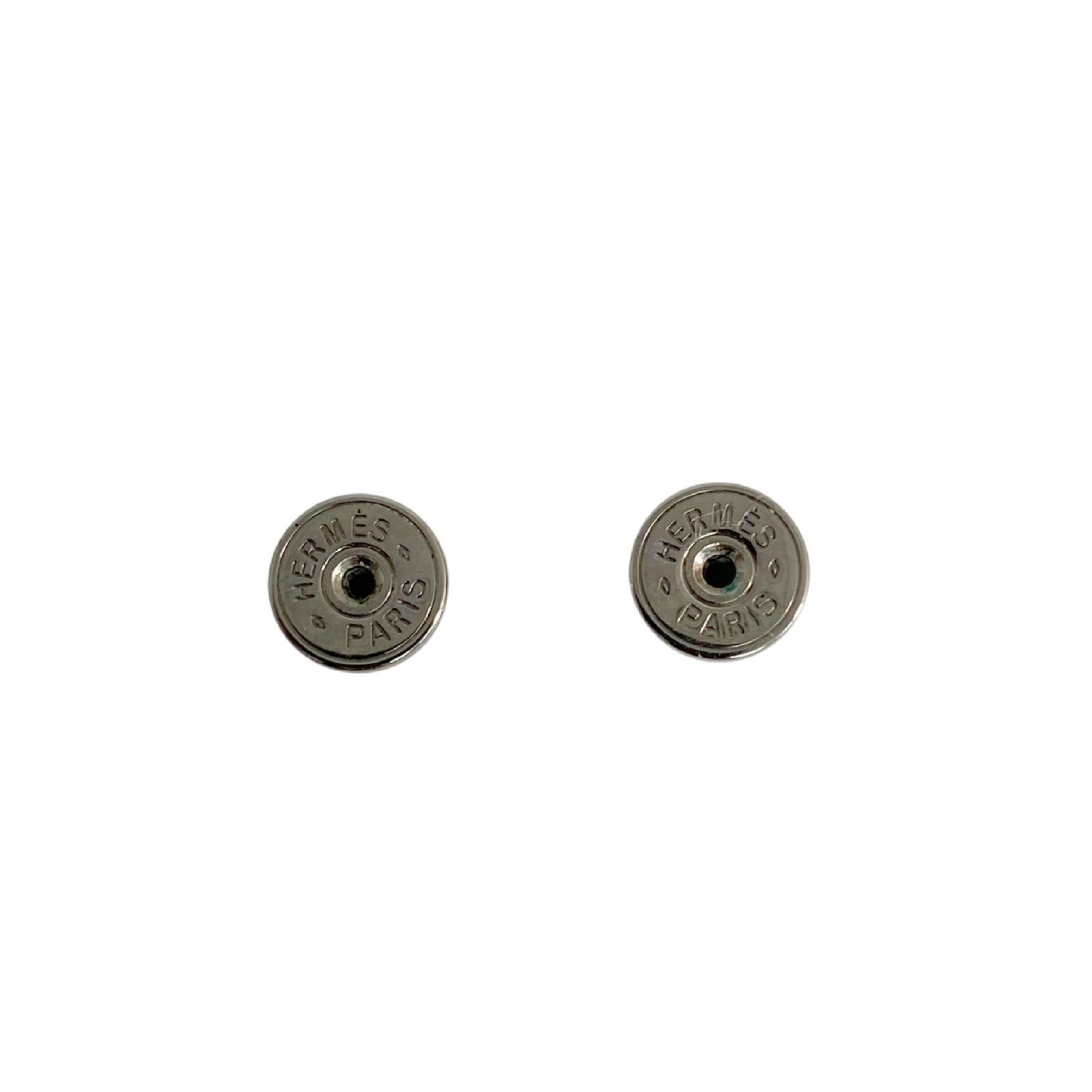 【*Shipped from: Hong Kong*】HERMES ( ) Green Pink Resin H Equipe Earrings — view 12