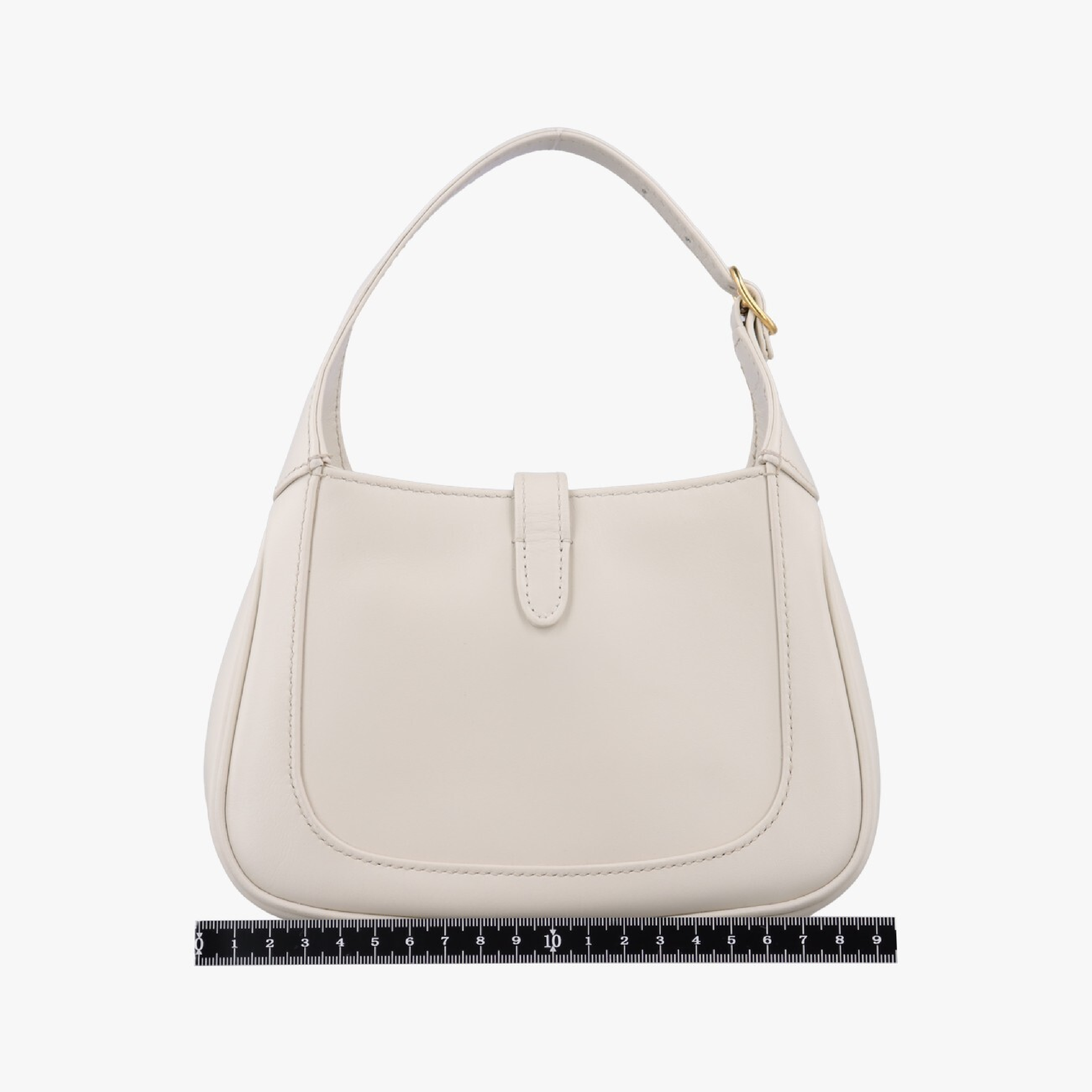 Jackie 1961 White Leather Handbag 637091 B034073590 — view 2