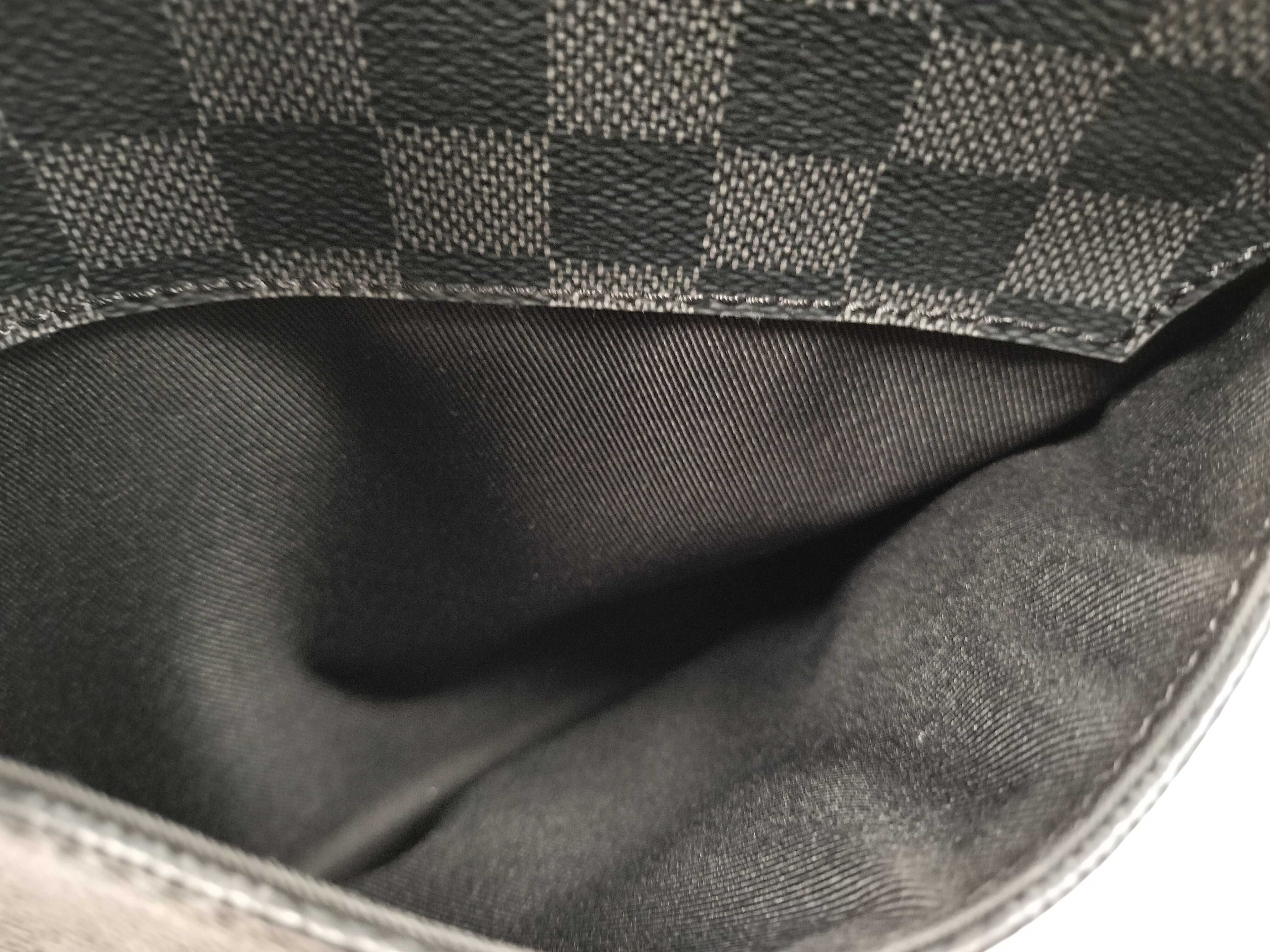 Damier Graphite District PM NM N41028. Accessories: Box, dust bag, shoulder bag. — view 12
