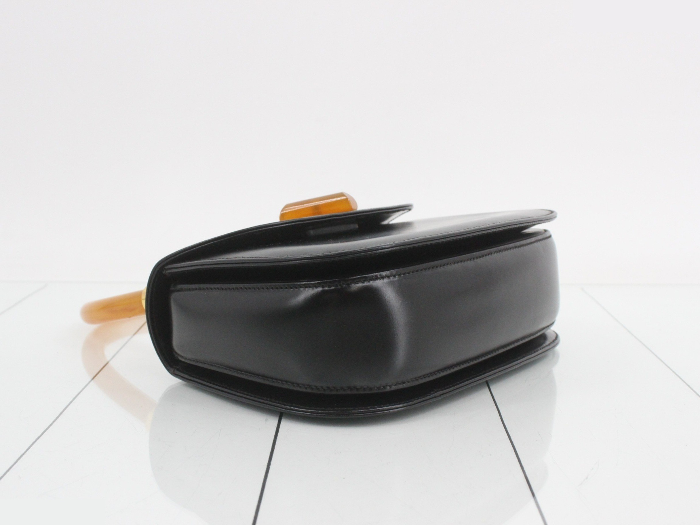 Tortoiseshell handbag, calf leather — view 5