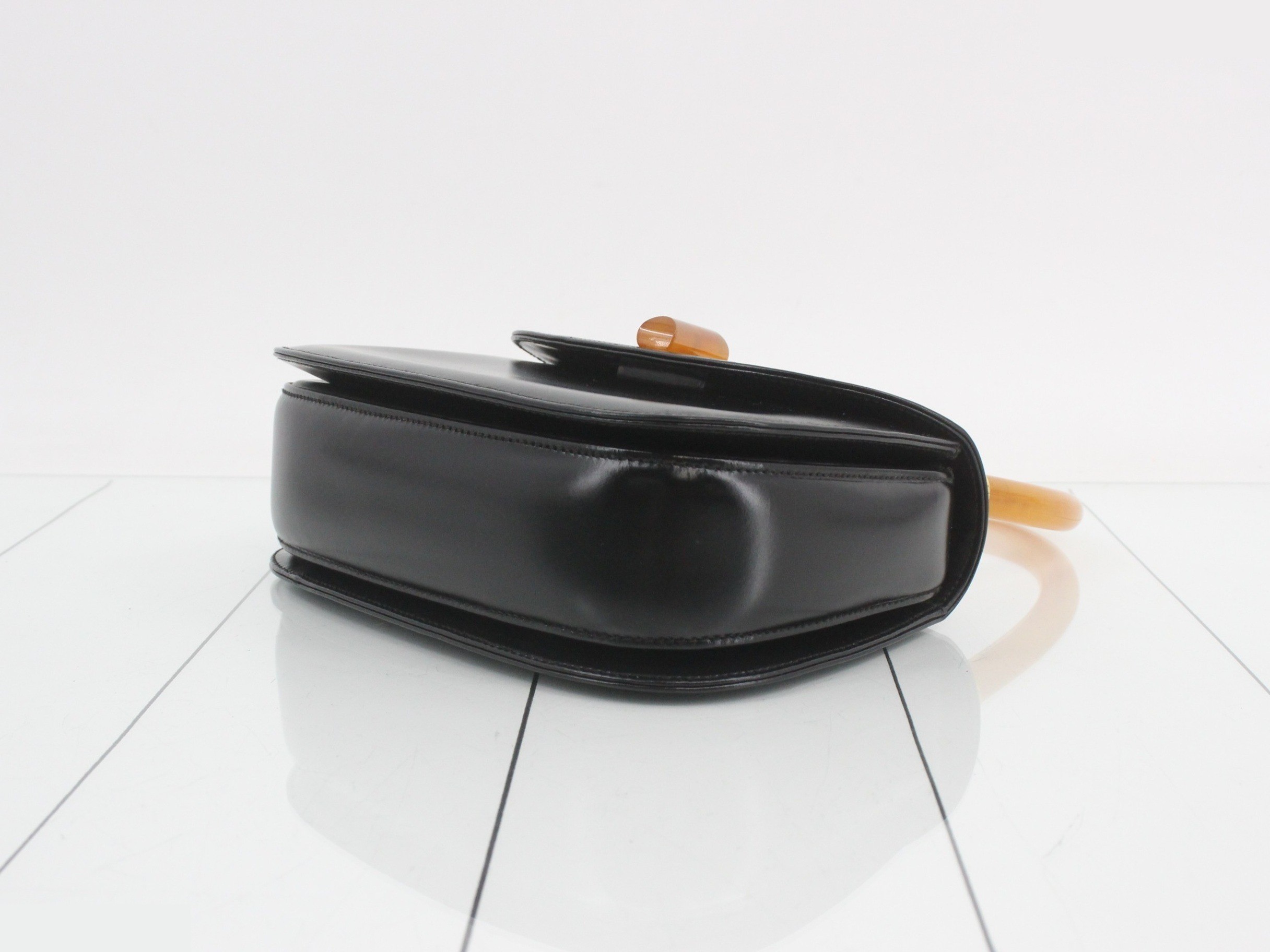 Tortoiseshell handbag, calf leather — view 6