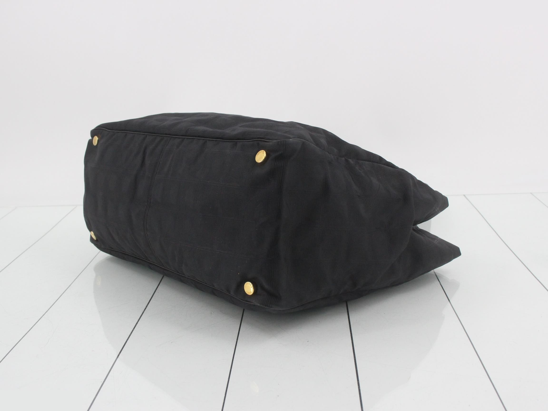 New Travel Line Nylon x Leather Tote Bag — view 6
