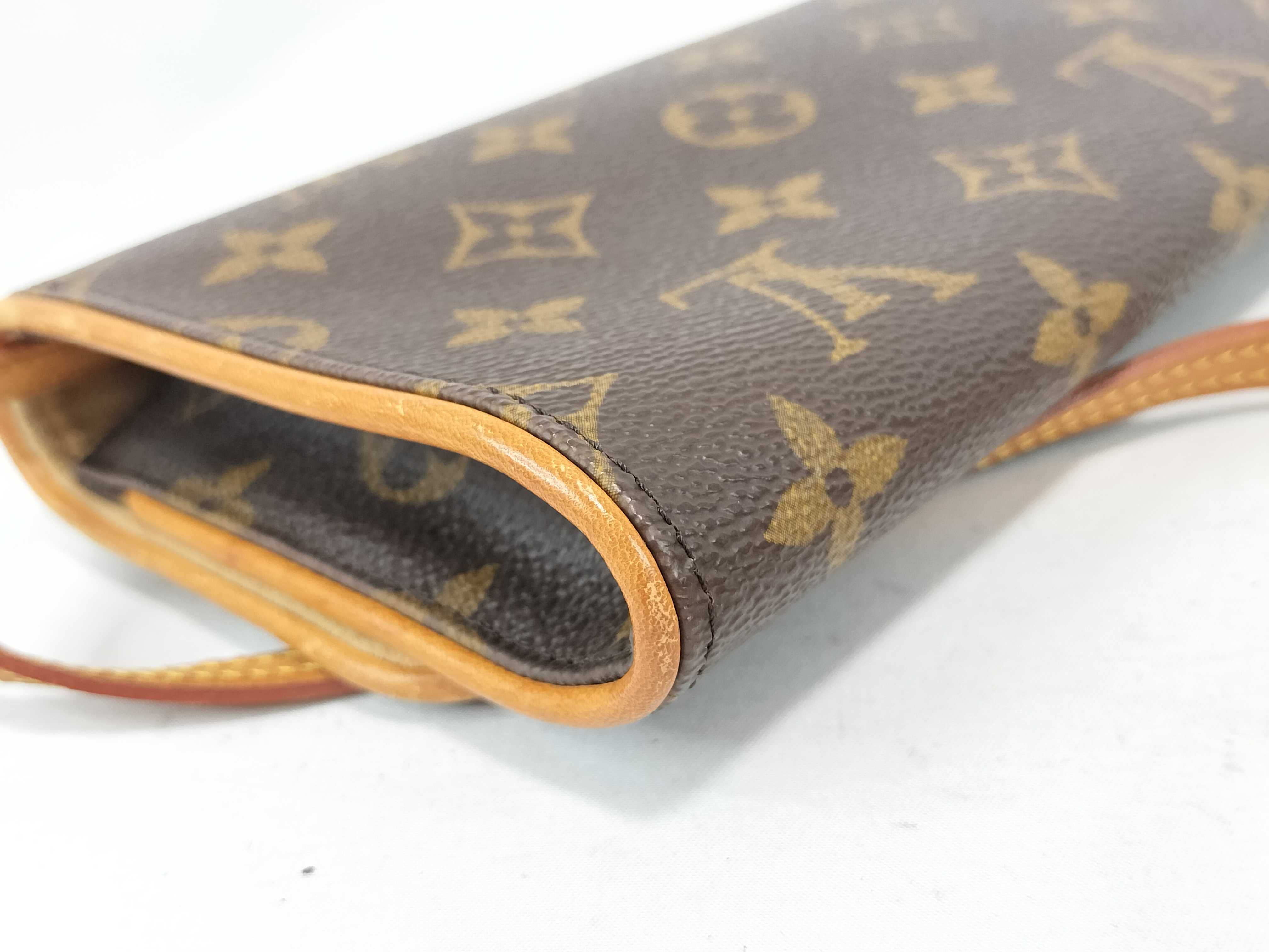 Monogram Pochette Twin GM M51852 Brown FL0051 Shoulder Bag — view 6