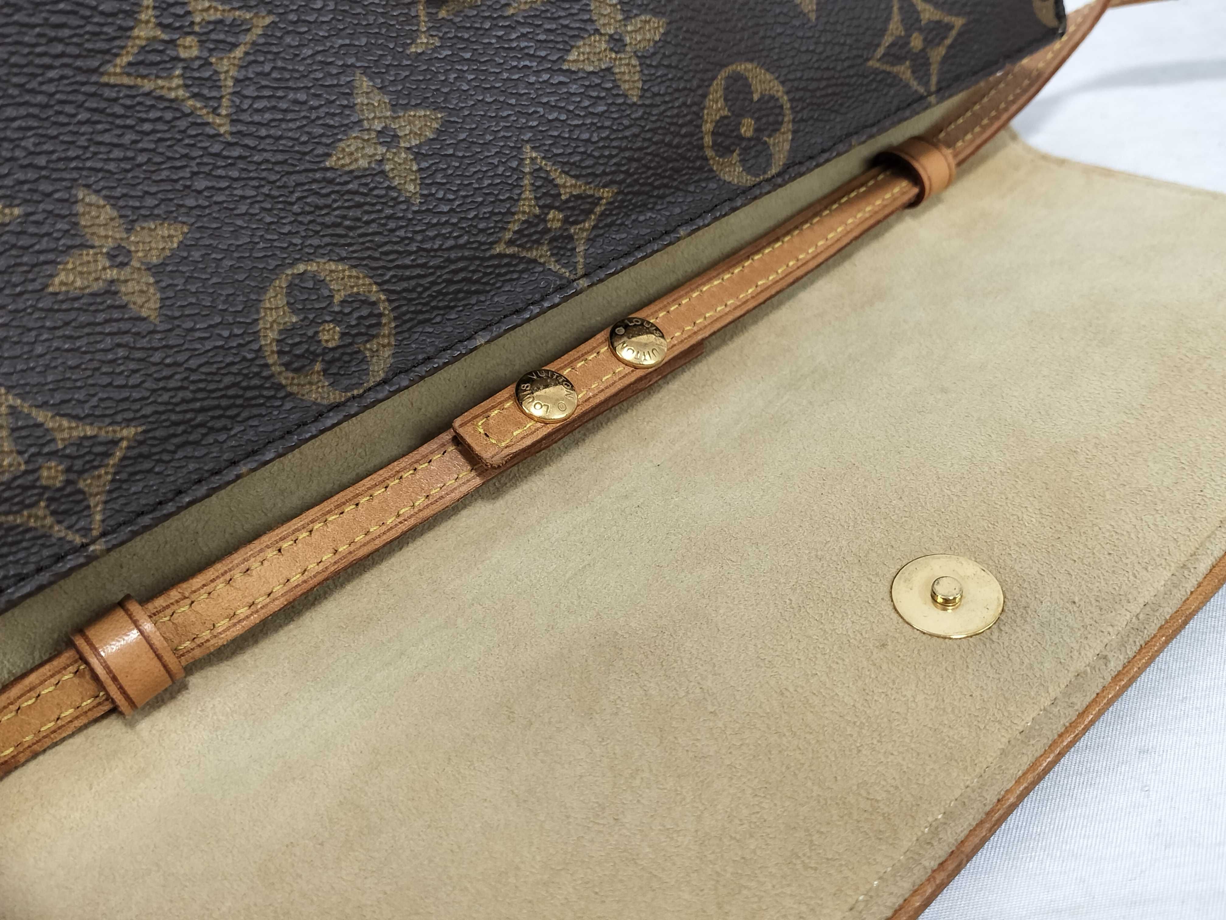 Monogram Pochette Twin GM M51852 Brown FL0051 Shoulder Bag — view 8