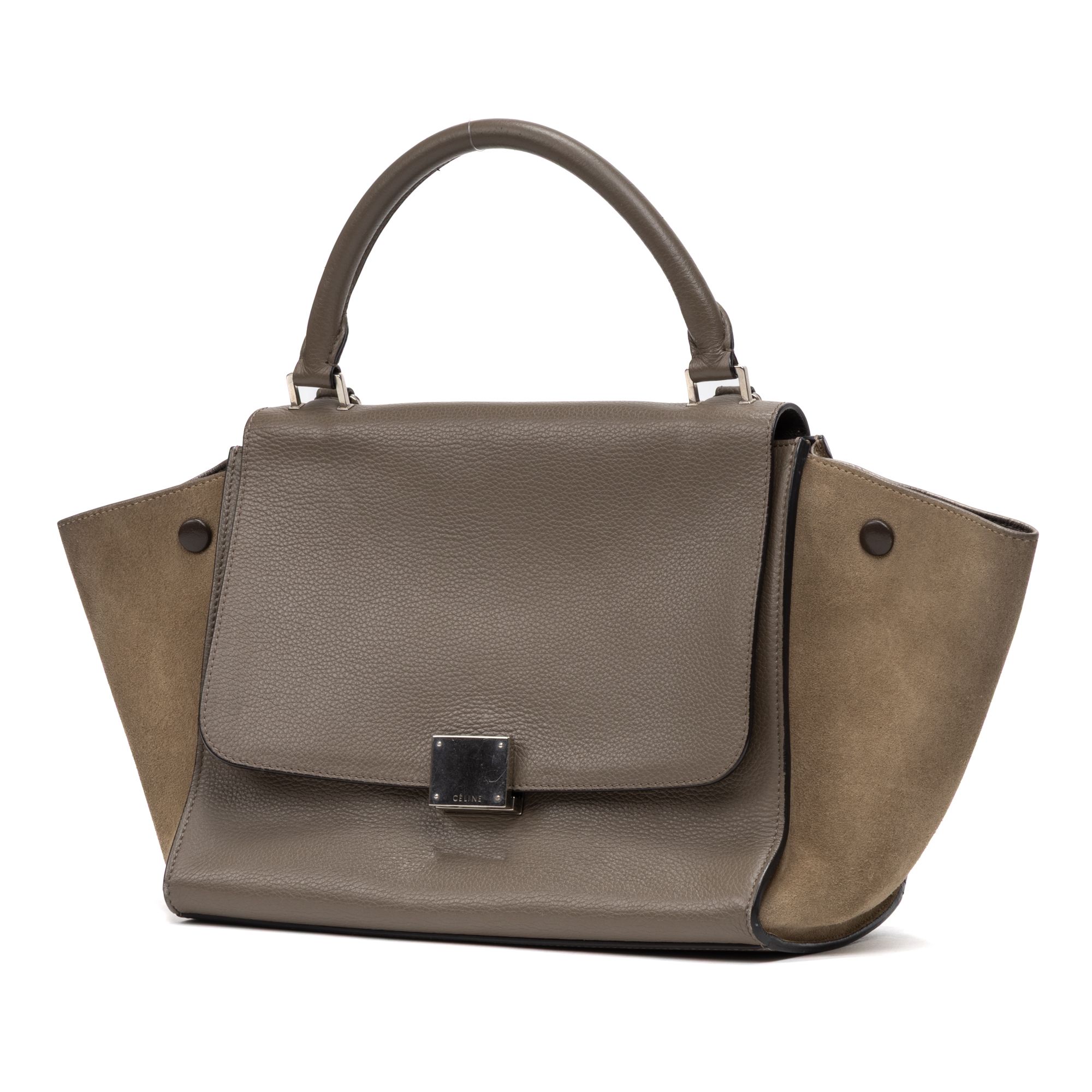 Trapeze MM Grained/Suede Leather — view 2