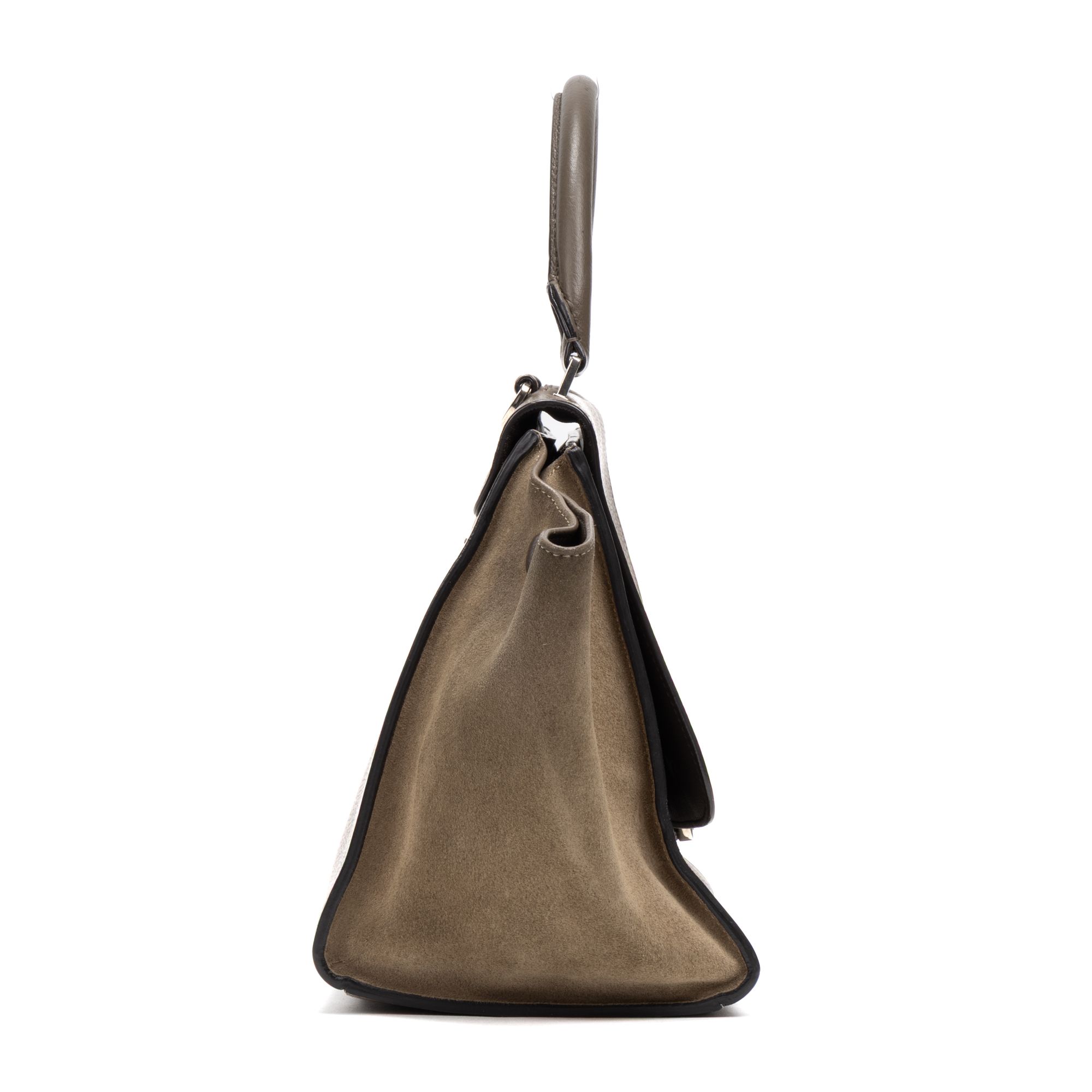 Trapeze MM Grained/Suede Leather — view 3