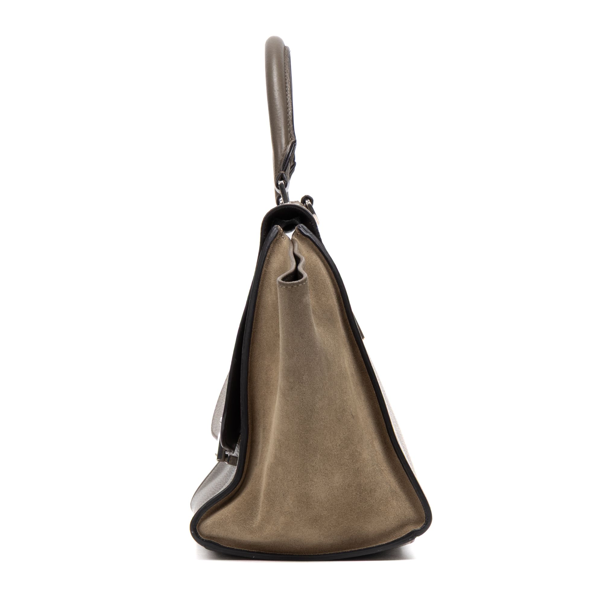 Trapeze MM Grained/Suede Leather — view 4