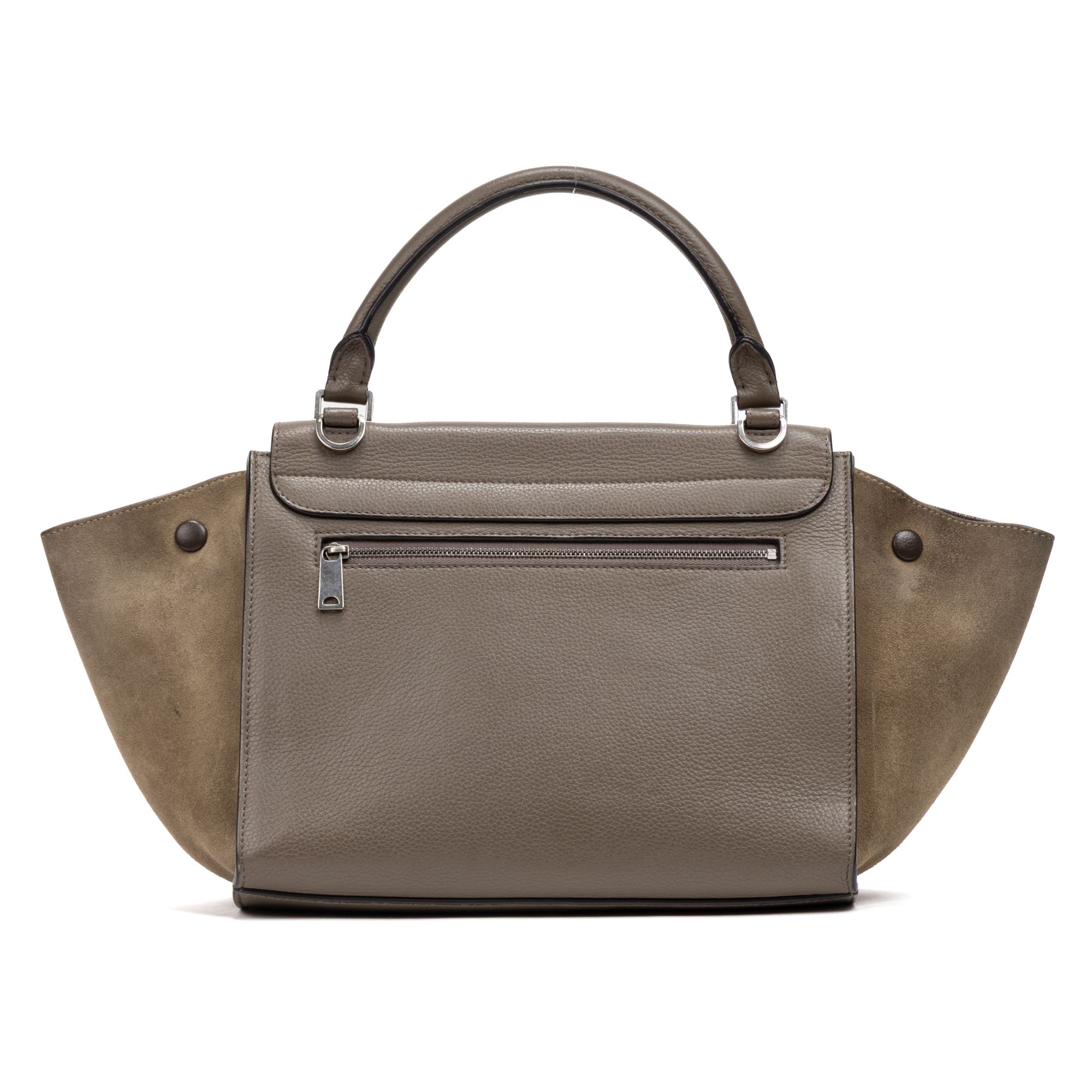 Trapeze MM Grained/Suede Leather — view 5