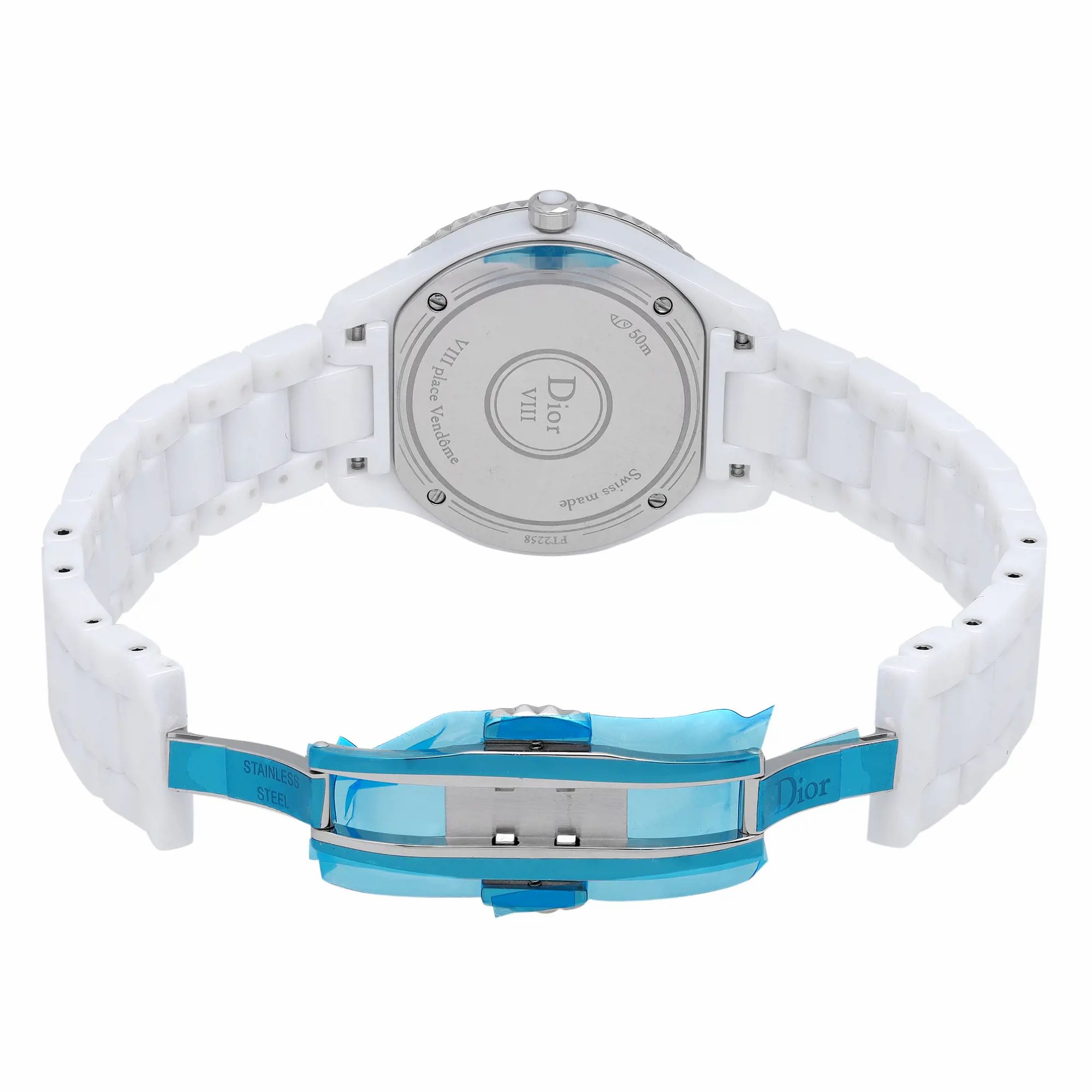 Christian Dior VIII 33mm Ceramic Diamond MOP Dial Ladies Watch CD1231E4C001 — view 6