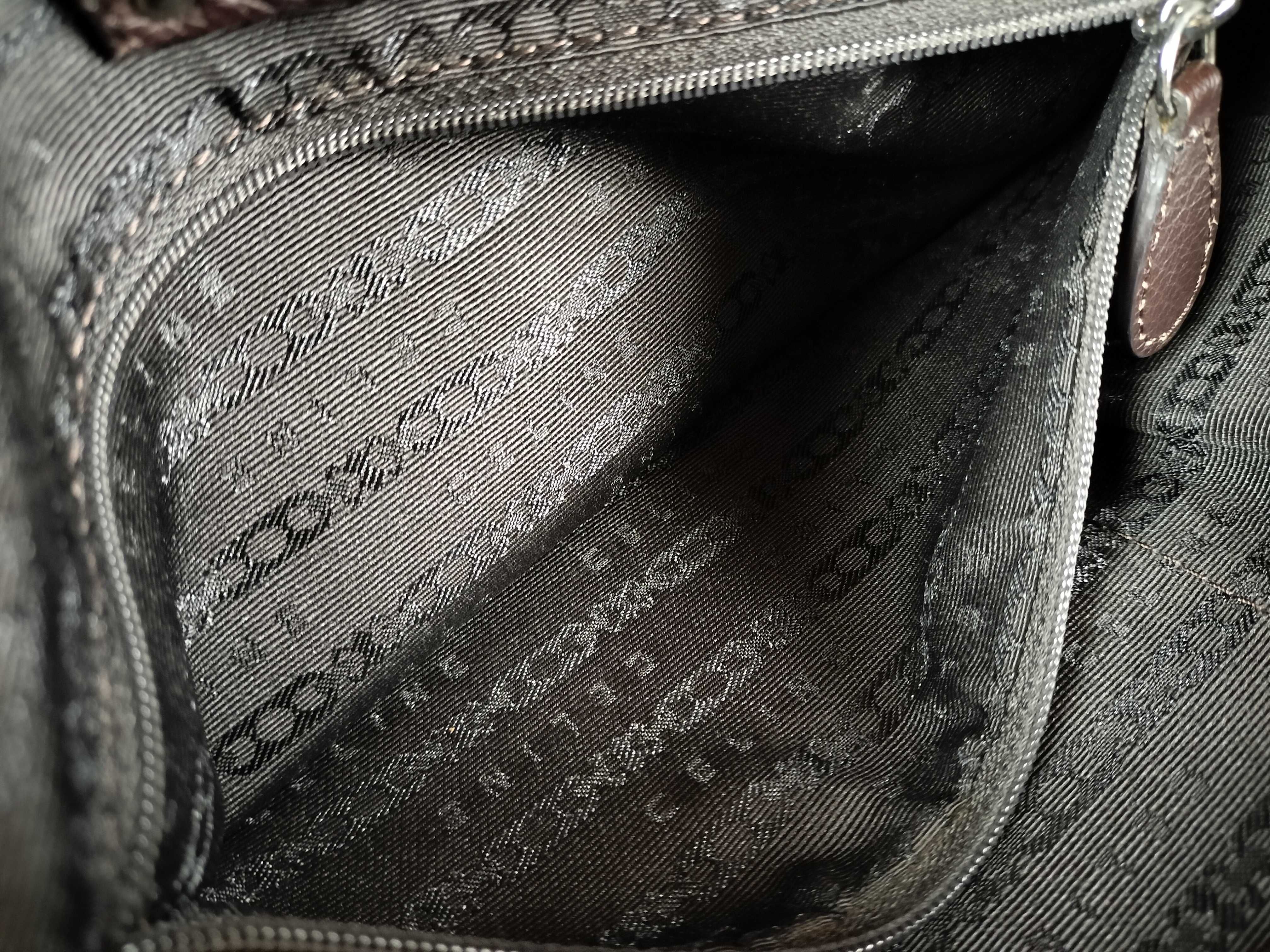Pillow Small Handbag, Dark Brown, Silver Hardware, with Charm — view 10