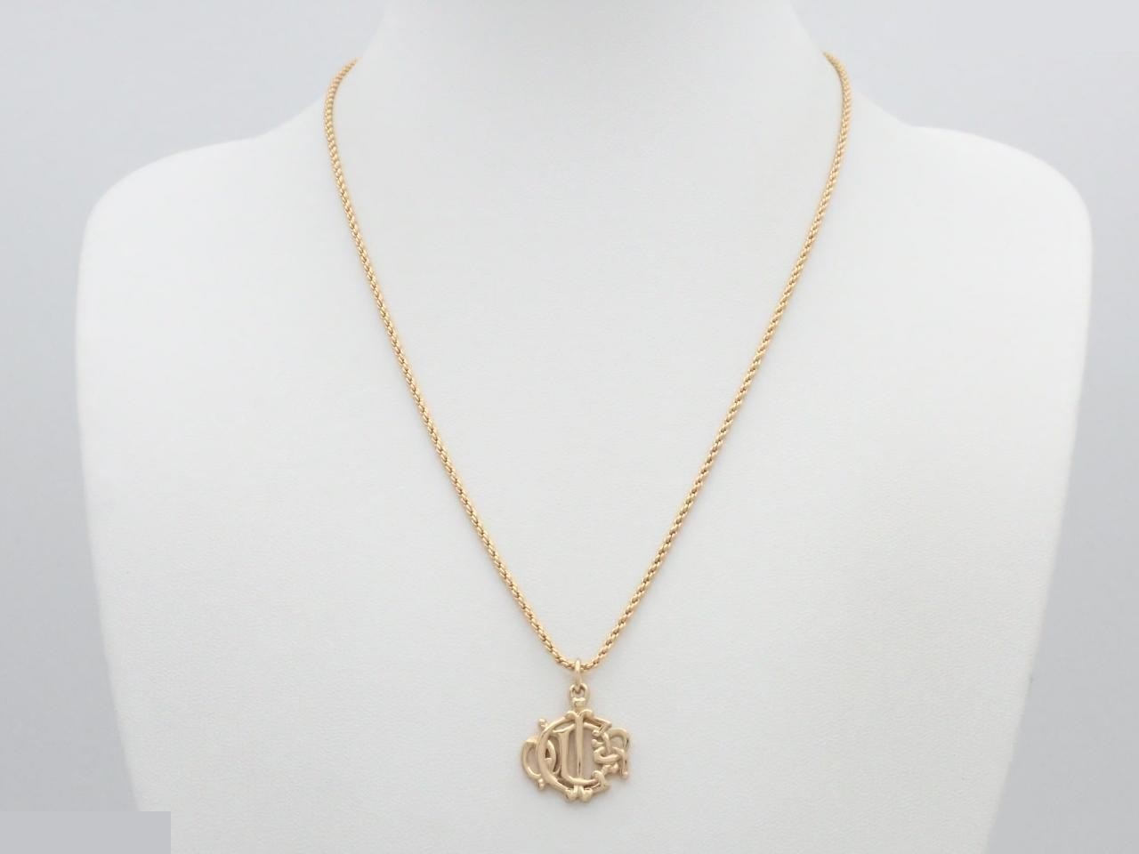 Gold necklace, chain approximately 44cm — view 3