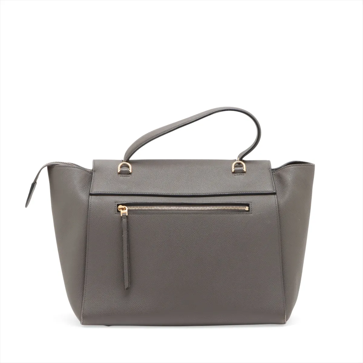 Belt Bag Mini Leather 2WAY Handbag Gray — view 2