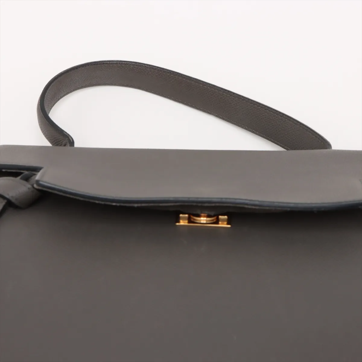 Belt Bag Mini Leather 2WAY Handbag Gray — view 6