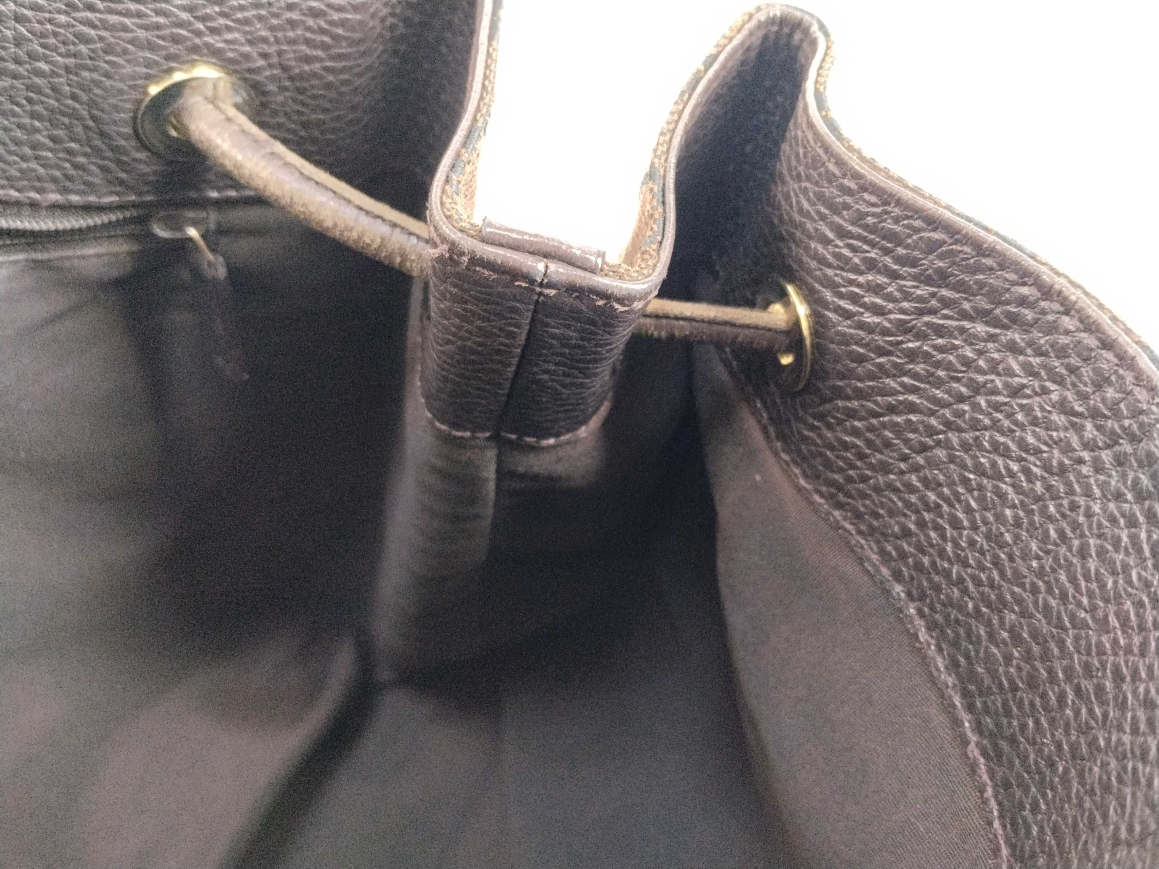 GG Canvas Tote Bag (257275) - Dark Brown — view 9