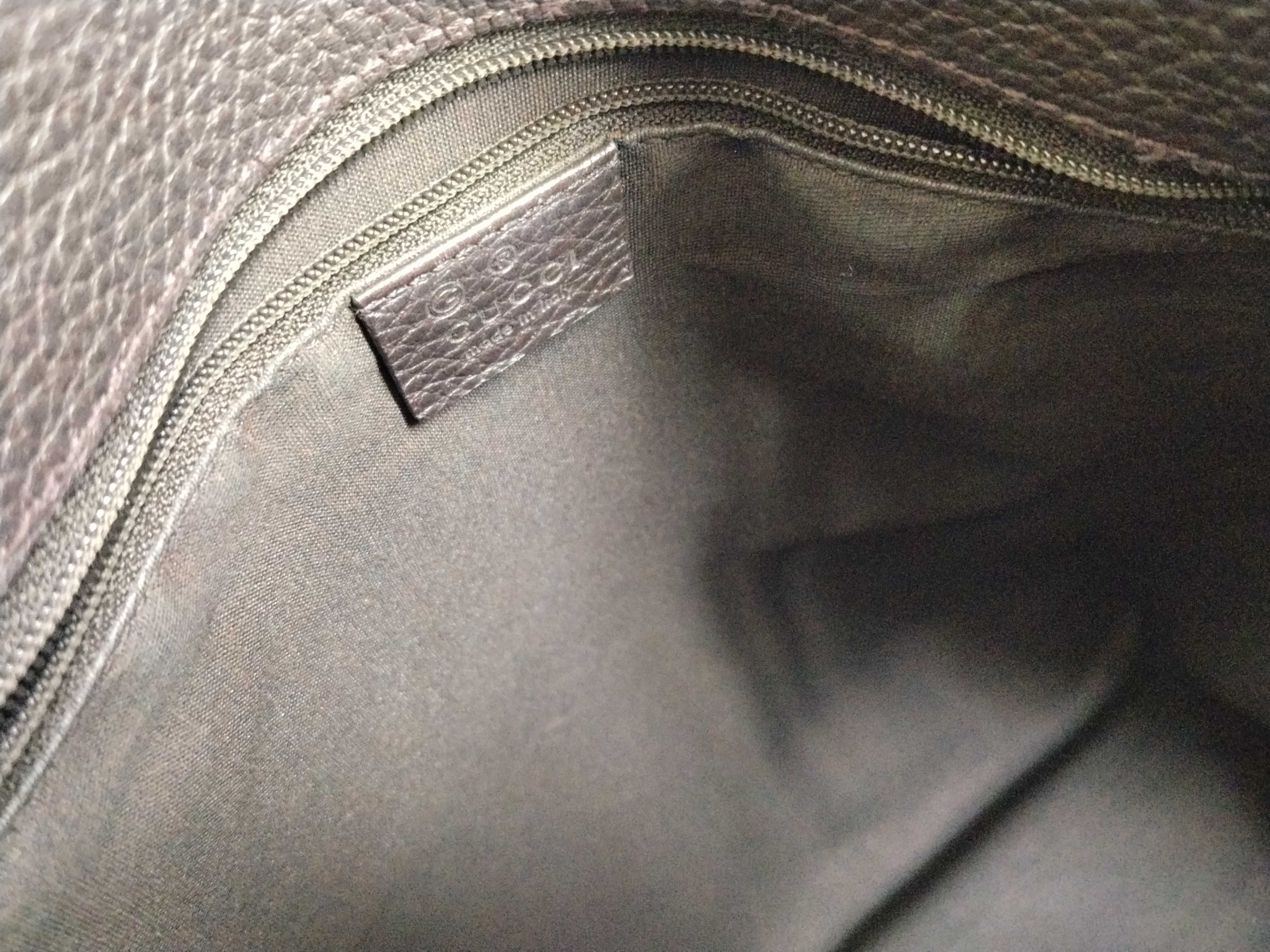 GG Canvas Tote Bag (257275) - Dark Brown — view 10